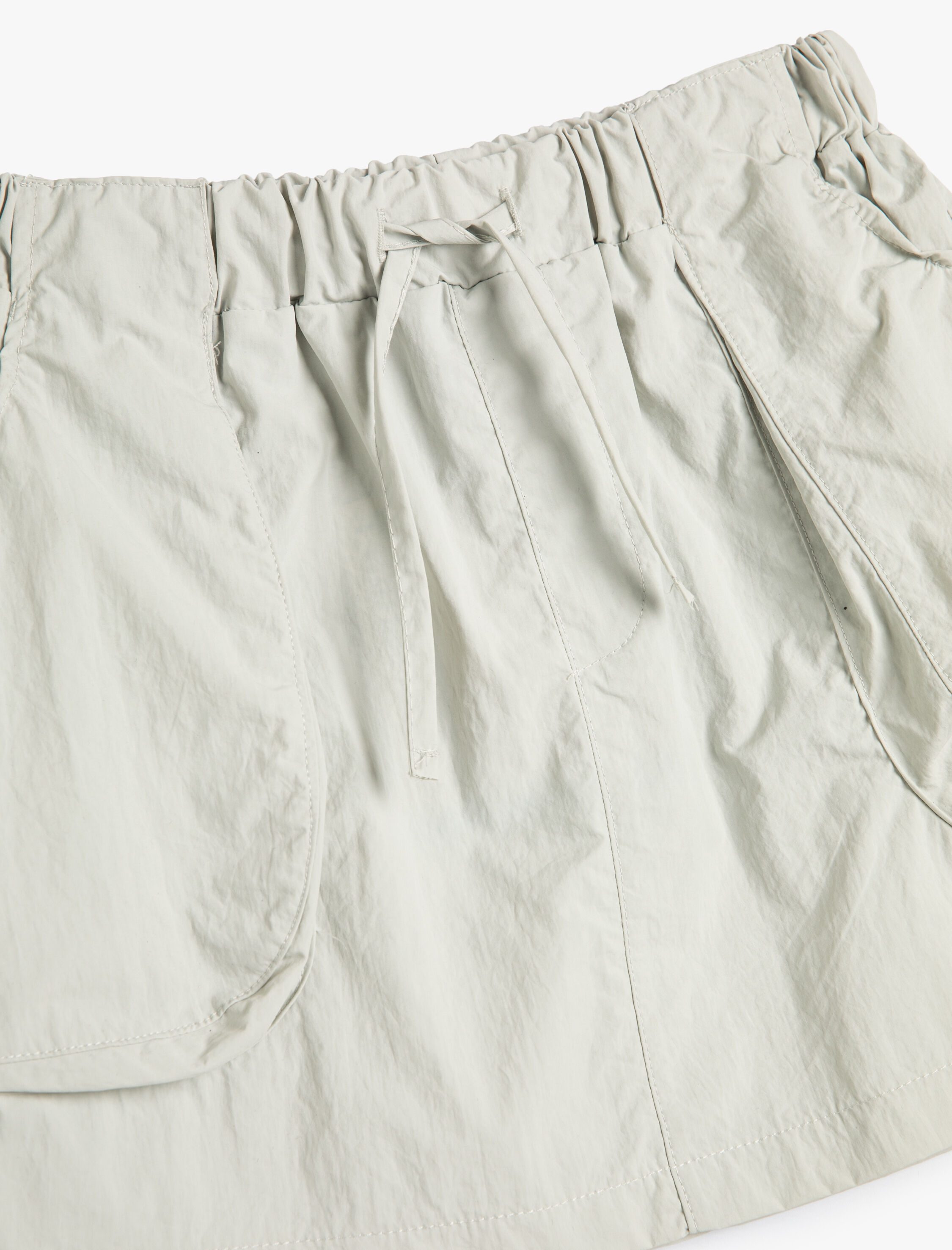  Kız Çocuk Mini Etek Cep Detaylı Beli Bağlamalı