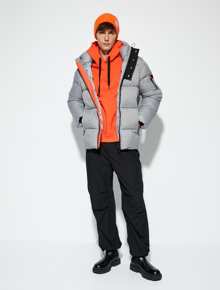  Paraşüt Pantolon Bol Kesim Cep Detaylı Pamuklu