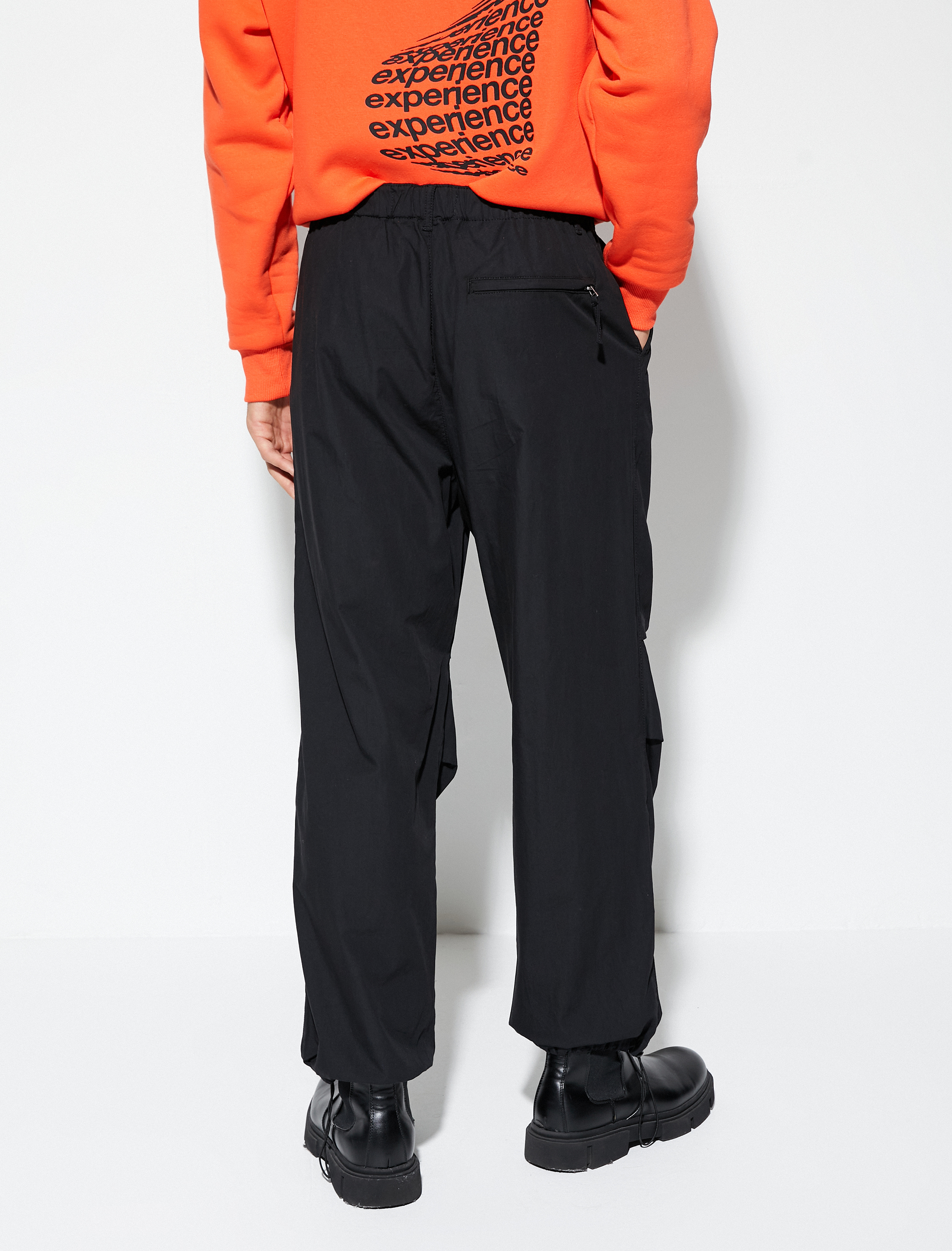   Paraşüt Pantolon Bol Kesim Cep Detaylı Pamuklu