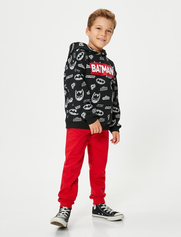 Erkek Çocuk Jogger Eşofman Altı Beli Bağcıklı Paçası Lastikli Şardonlu