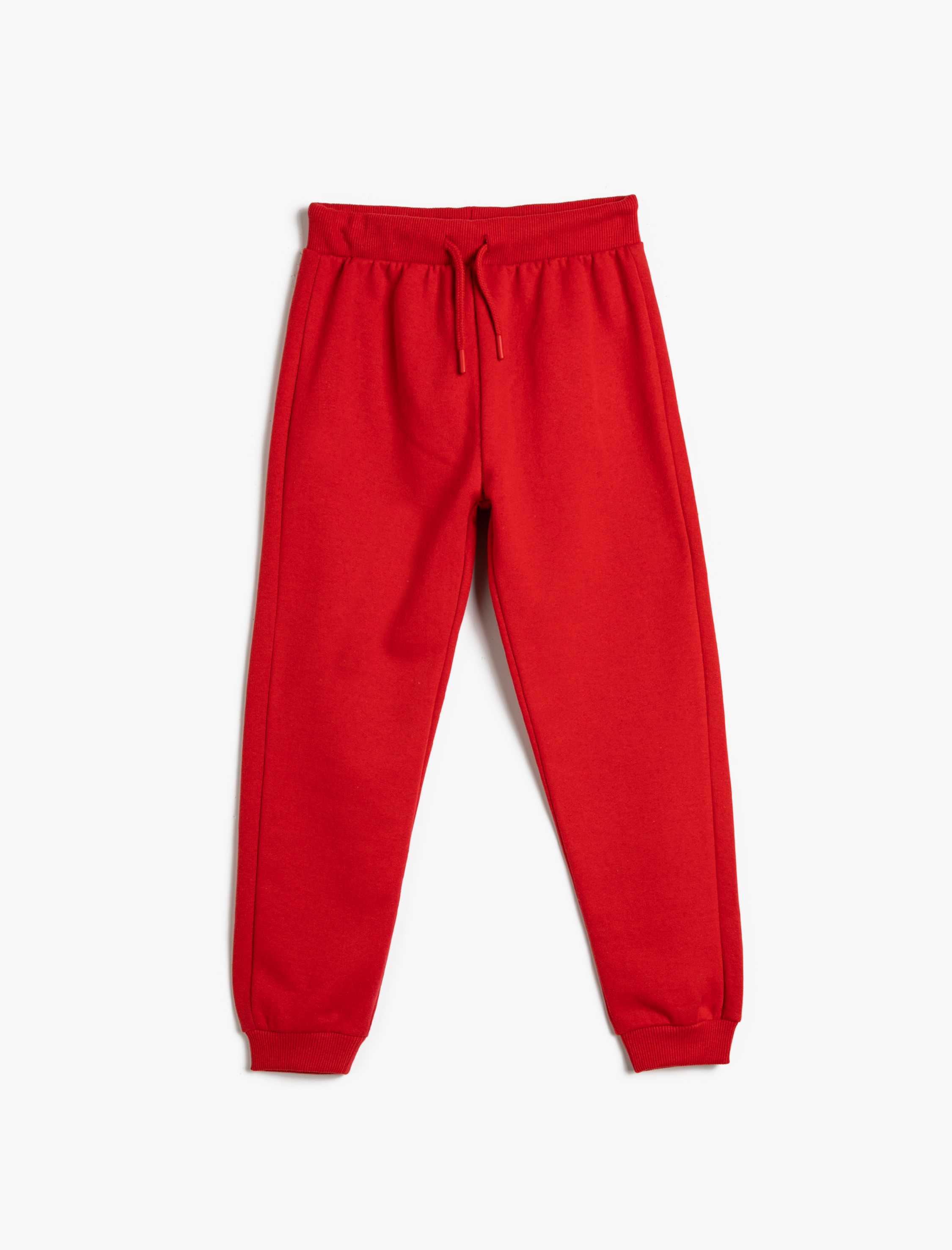  Erkek Çocuk Jogger Eşofman Altı Beli Bağcıklı Paçası Lastikli Şardonlu