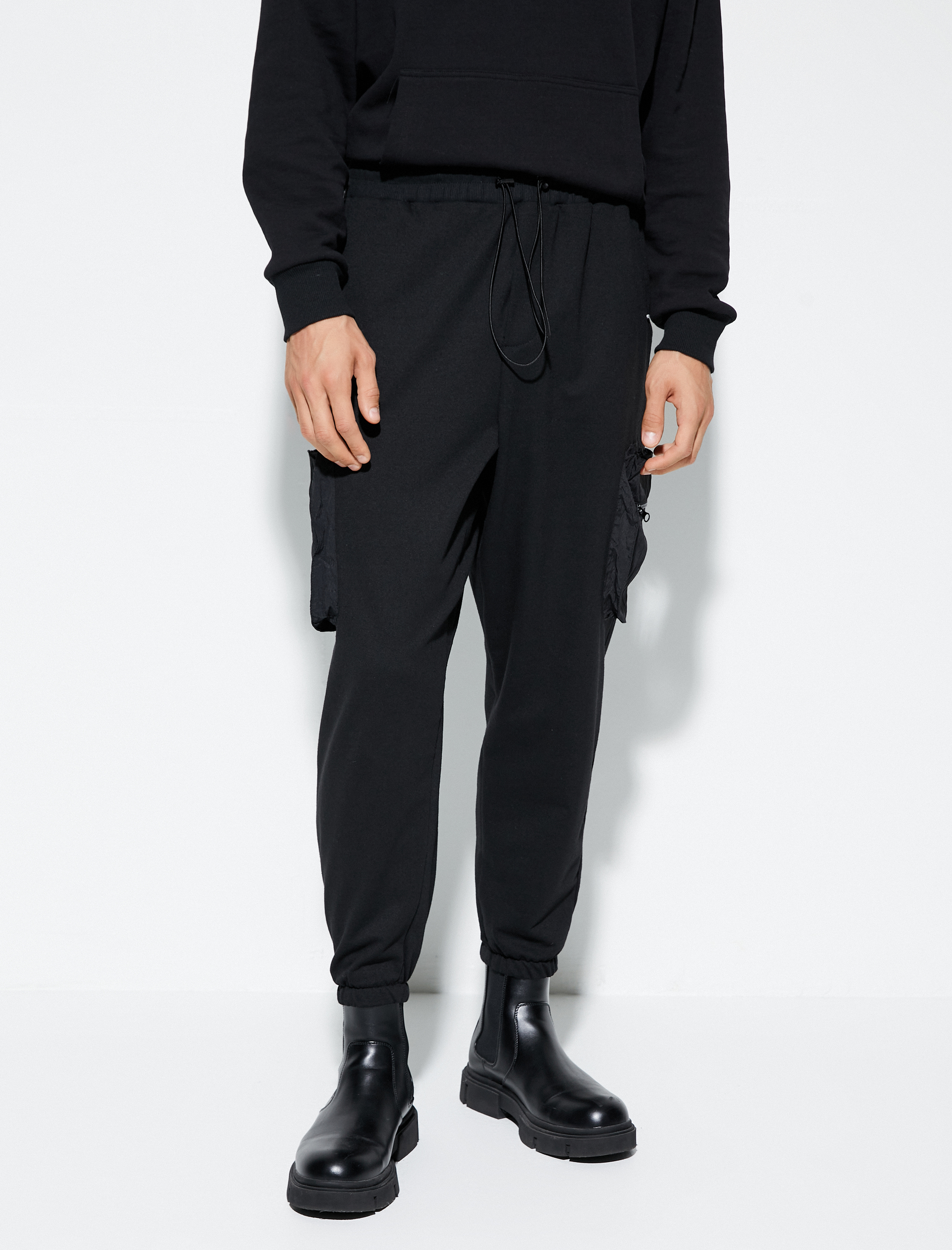   Jogger Eşofman Altı Cep Detaylı Beli Bağcıklı