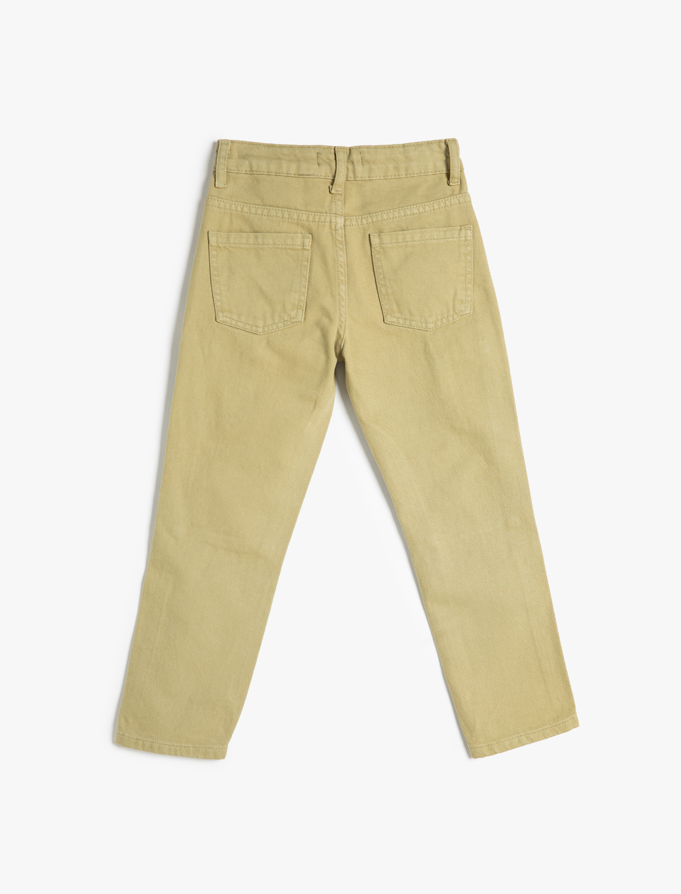  Kız Çocuk Kargo Pantolon Cep Detaylı Beli Ayarlanabilir Lastikli Pamuklu