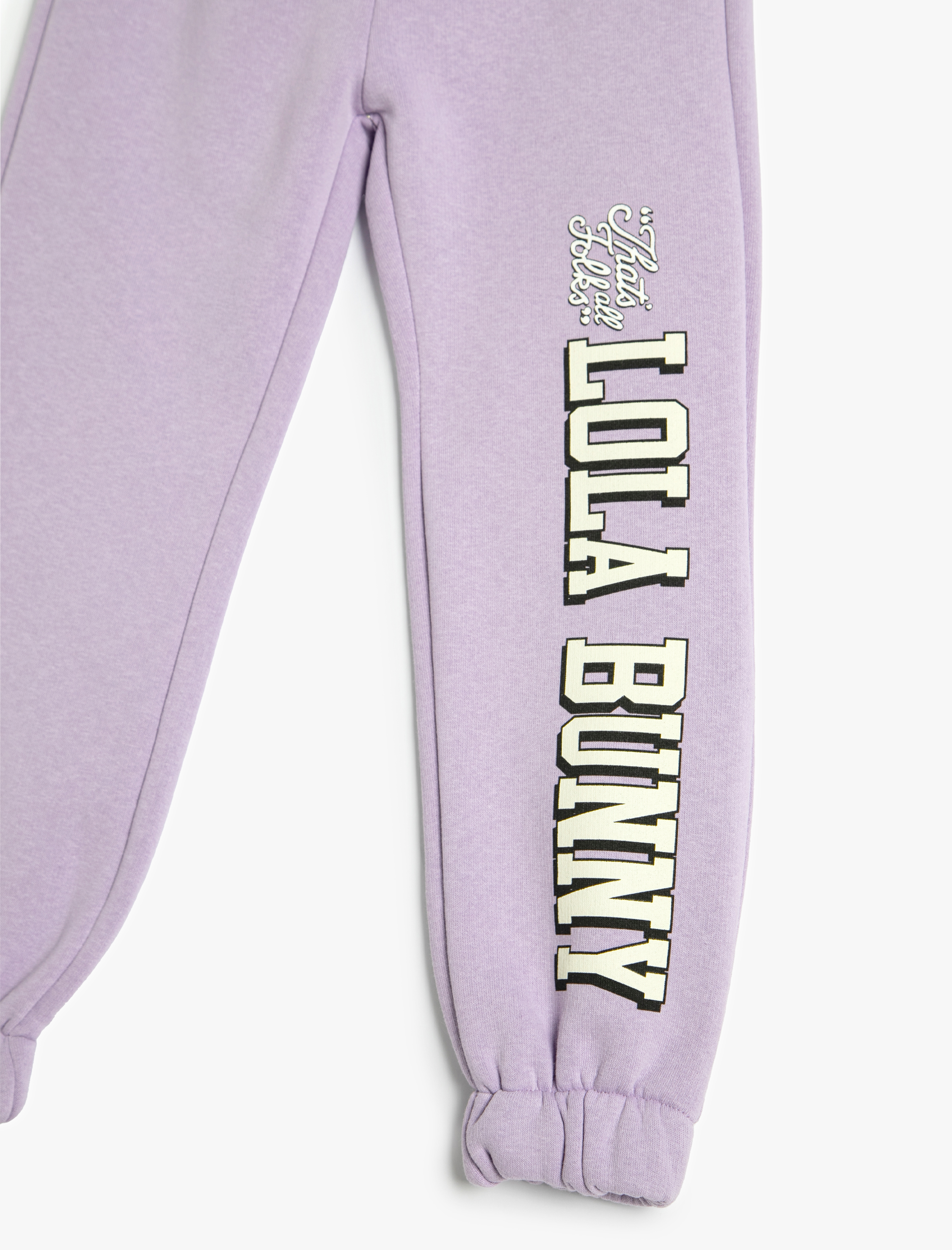 Kız Çocuk Lola Bunny Jogger Eşofman Altı Lisanslı Şardonlu