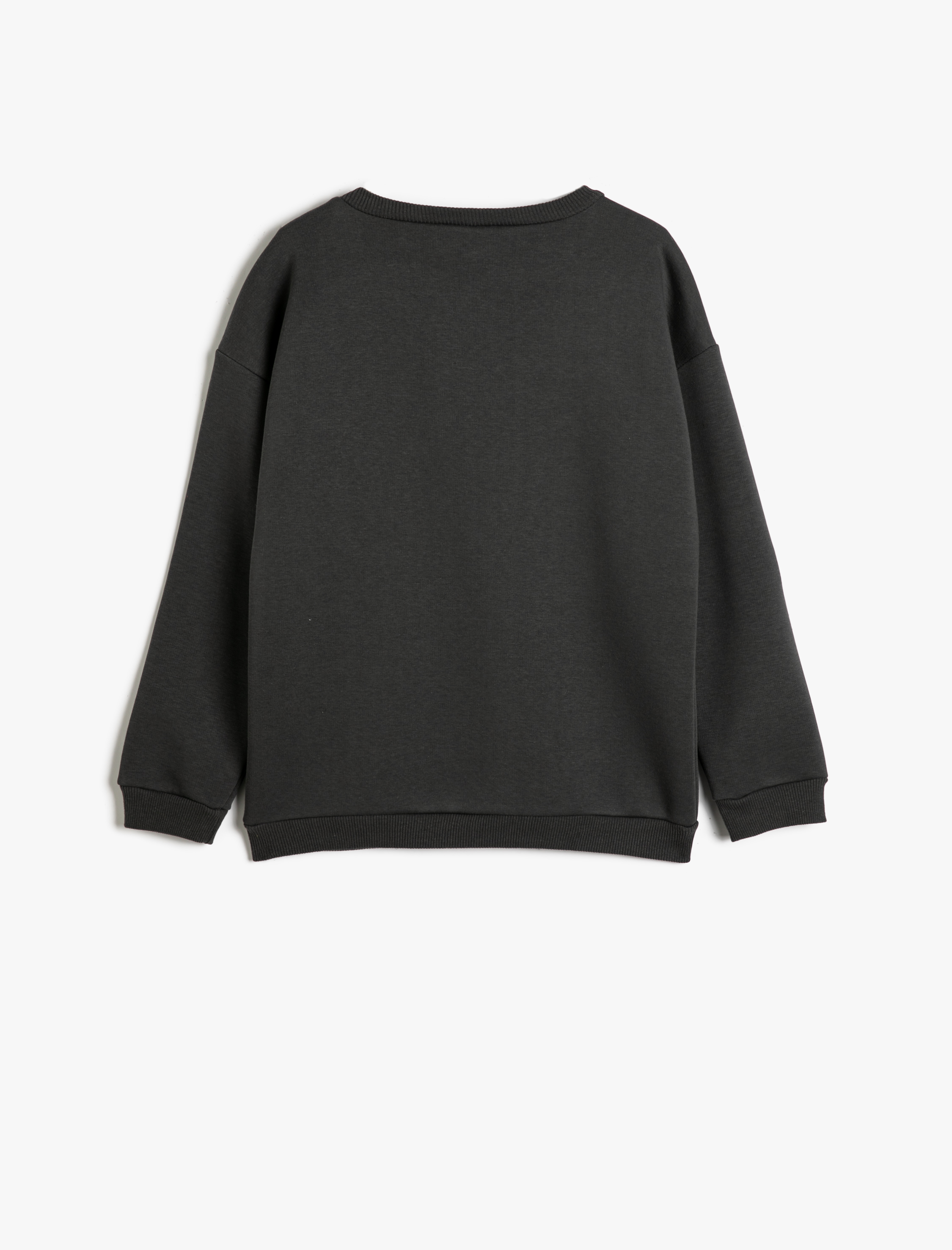  Erkek Çocuk Batman Sweat Lisanslı Bisiklet Yaka Uzun Kollu Şardonlu