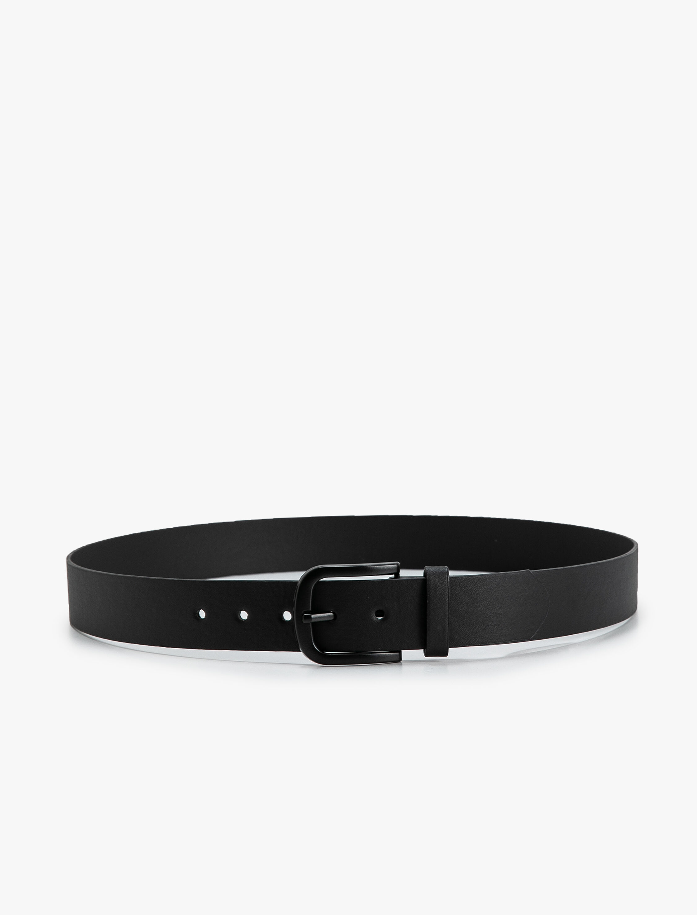  Erkek Kemer Deri Görünümlü Metal Toka Detaylı