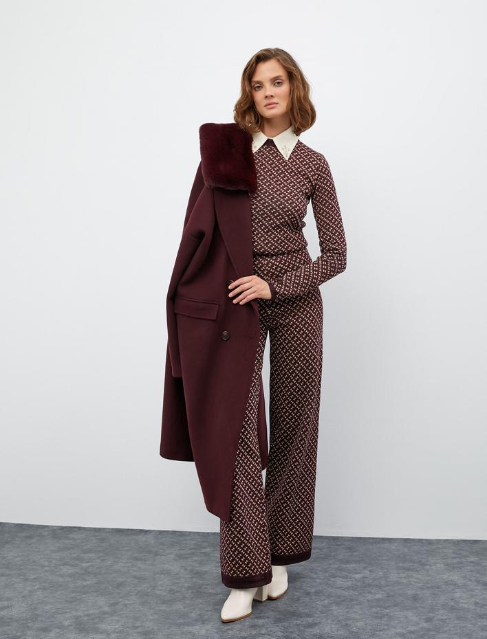  Melis Ağazat X Koton - Simli Bisiklet Yaka Triko Kazak