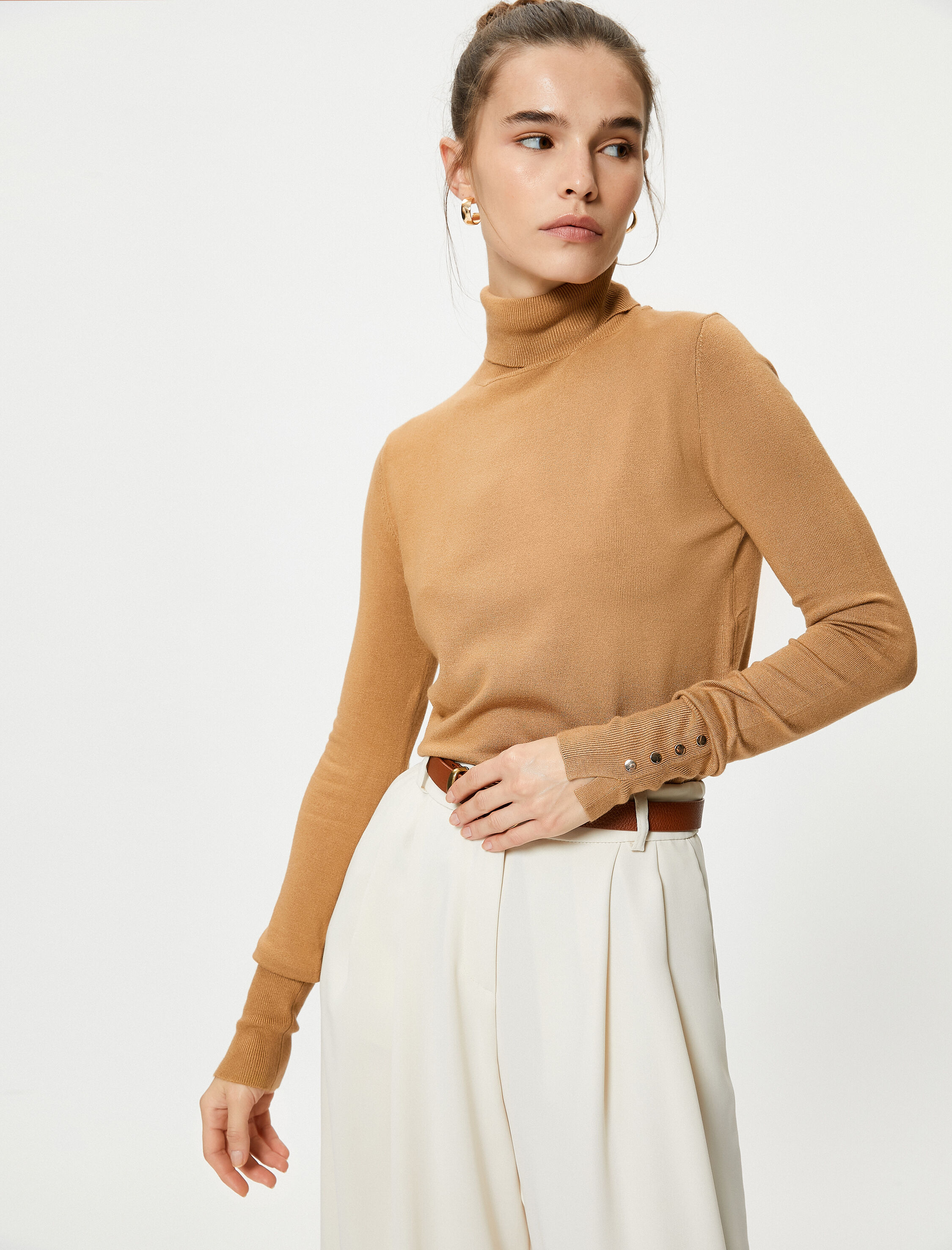   Triko Boğazlı Kazak Uzun Kollu Basic