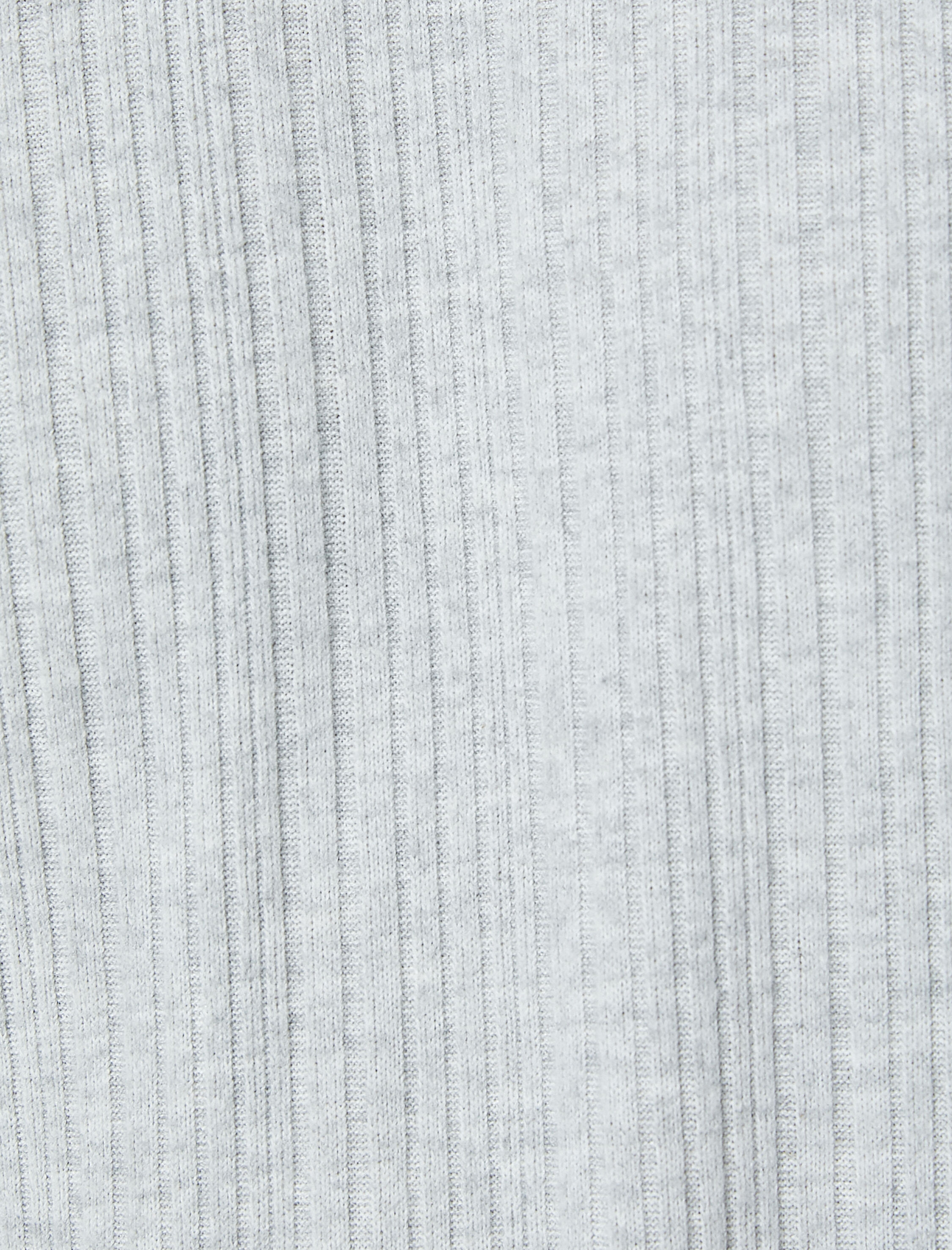   Dik Yaka İnce Triko Kazak Uzun Kollu Yumuşak Dokulu