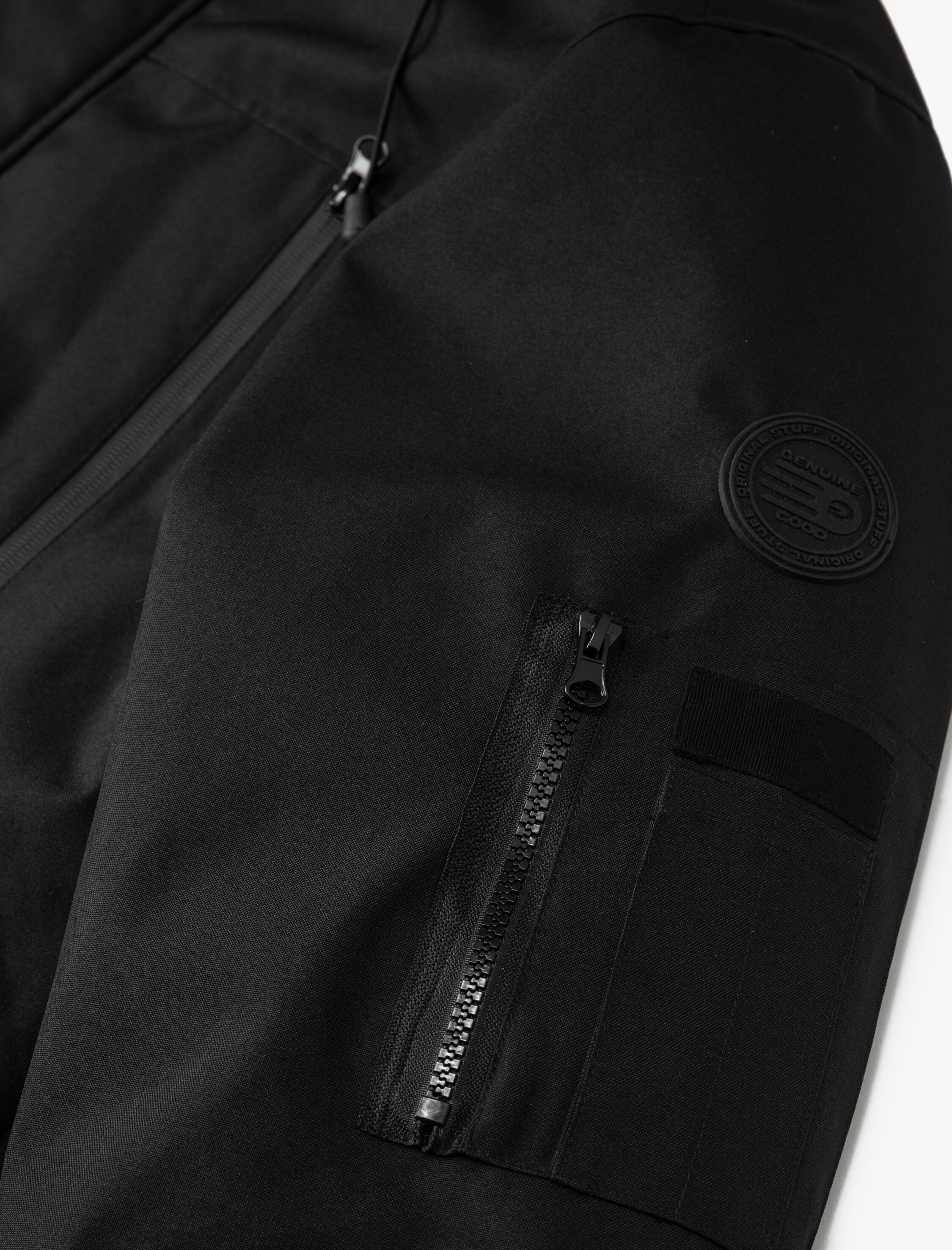   Kar Montu Kapşonlu Etiket Detaylı Fermuarlı Çift Cepli