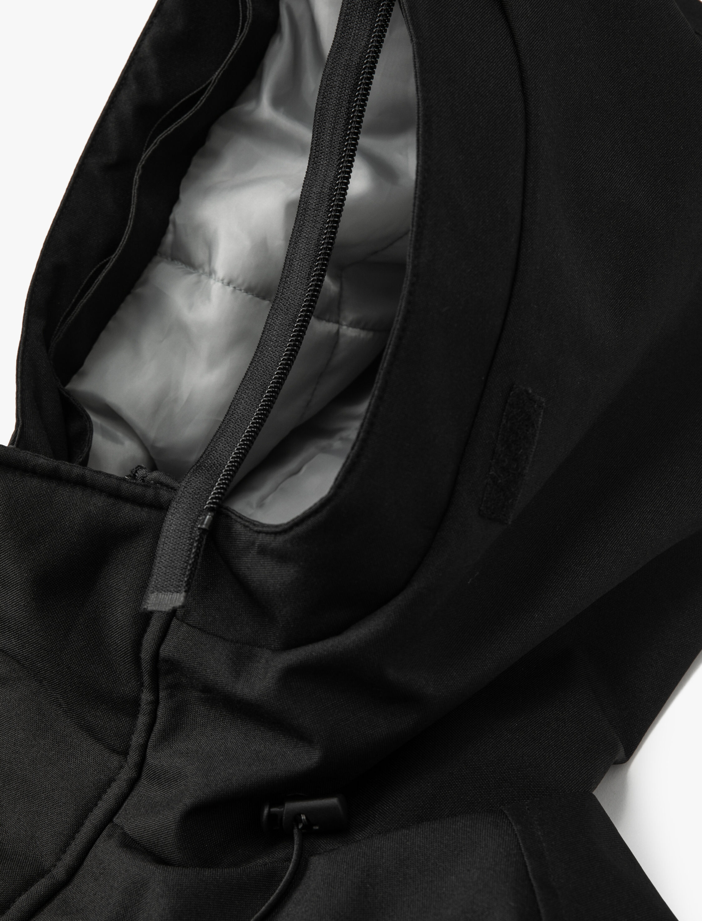   Kar Montu Kapşonlu Etiket Detaylı Fermuarlı Çift Cepli