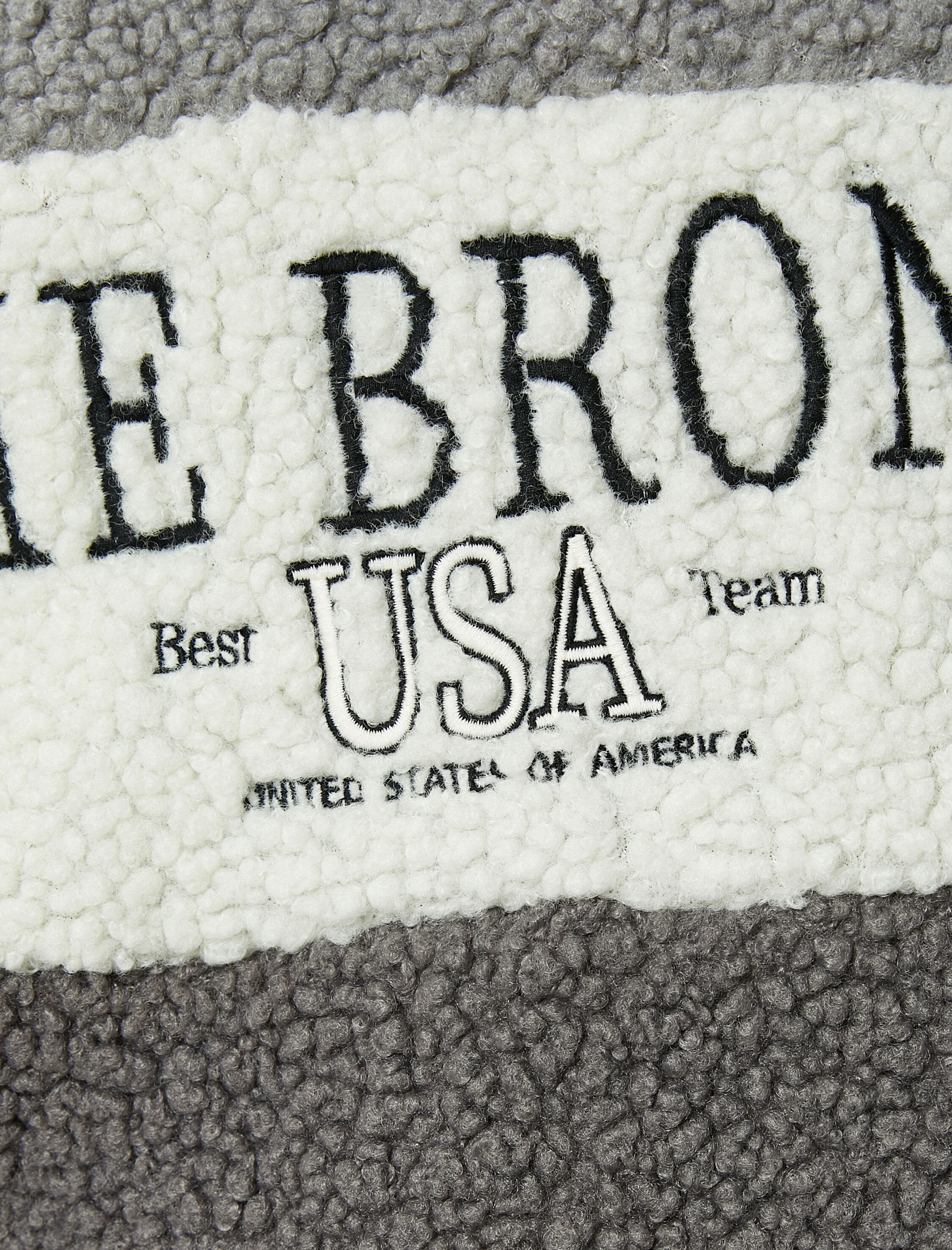   Şardonlu Peluş Sweatshirt Yarım Fermuarlı Dik Yaka Renk Bloklu