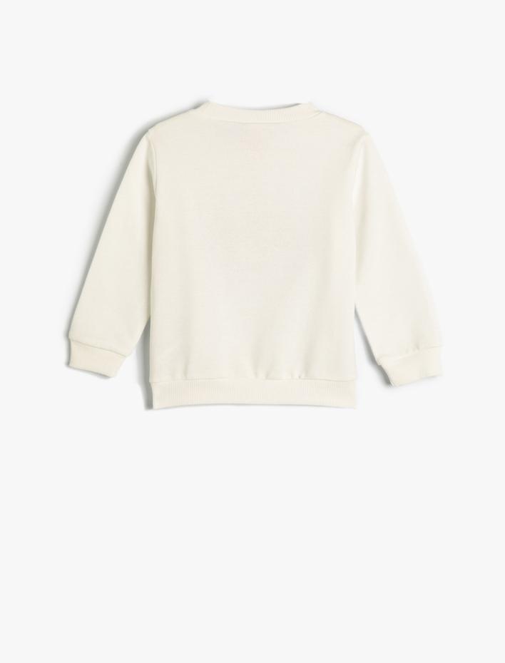 Erkek Bebek Disney 100. Yıl Özel Sweatshirt Baskılı Lisanslı Uzun Kollu