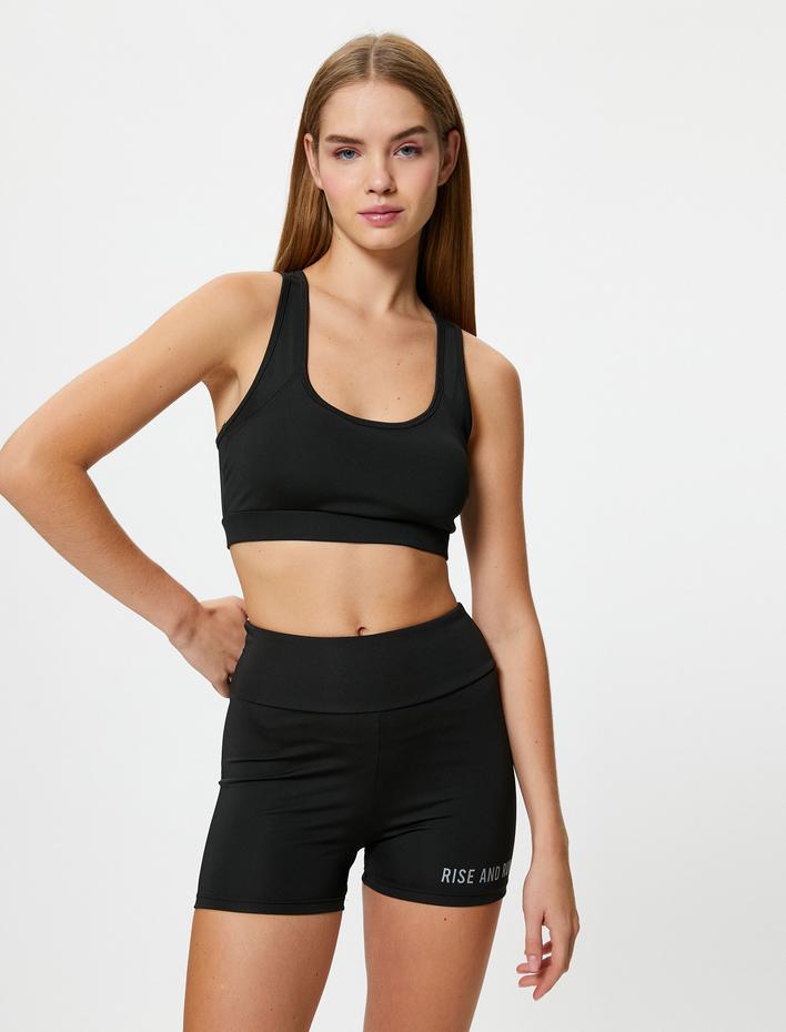  Biker Tayt Ekstra Mini Boy Yüksek Bel