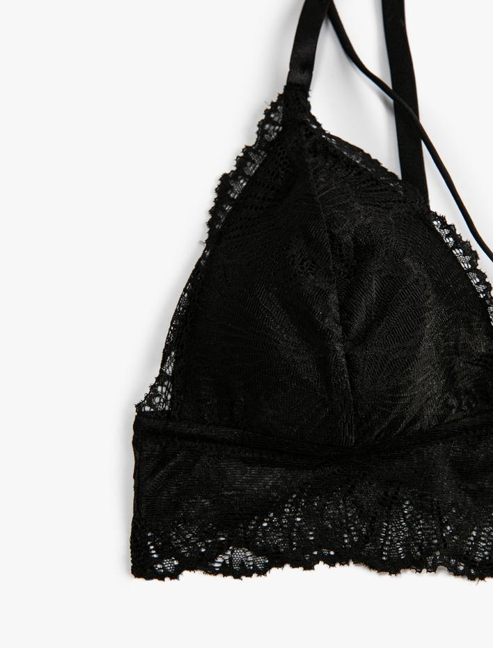  Balensiz Sütyen Dolgusuz Kapsız Dantelli