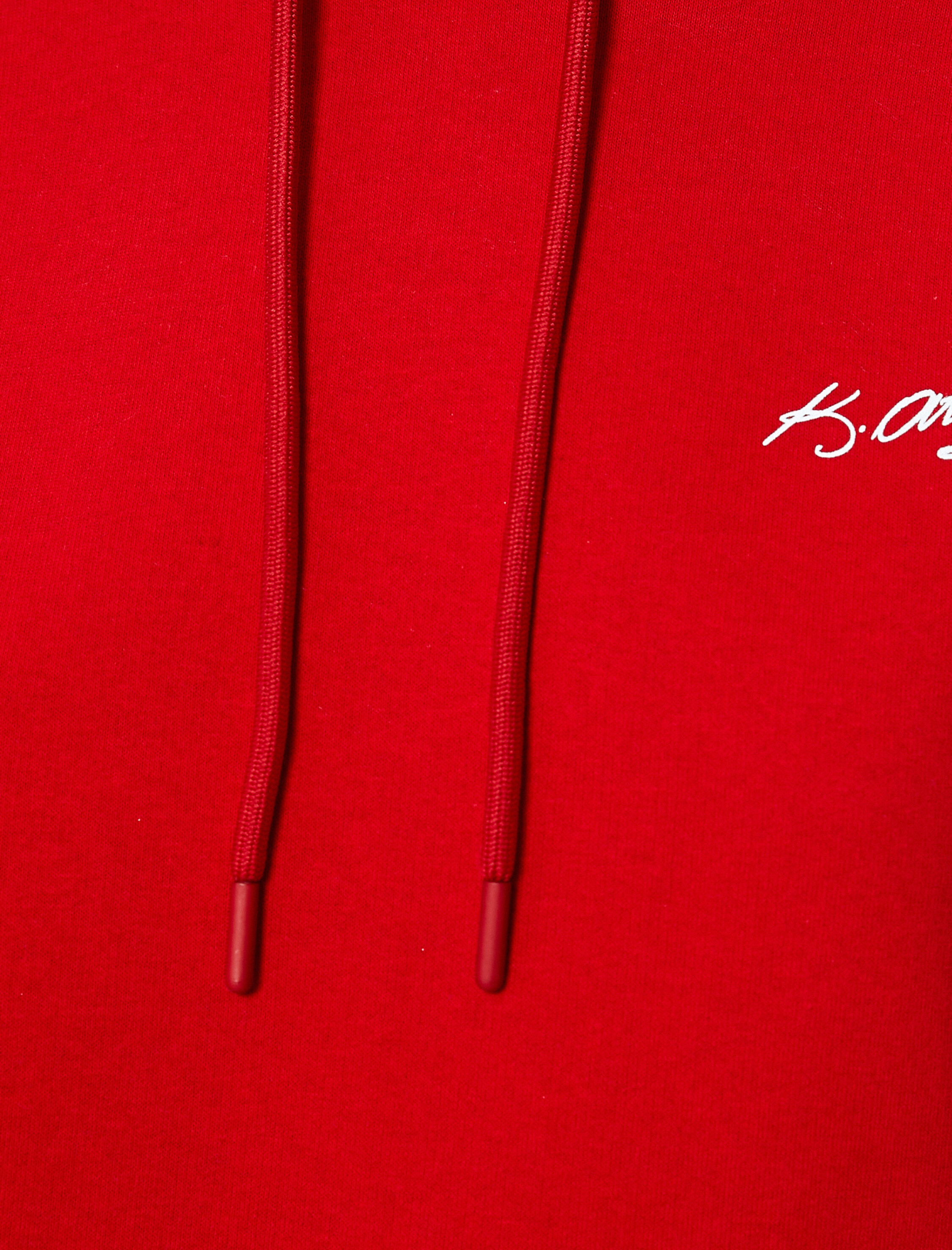   Şardonlu Arkası Atatürk Baskılı Sweatshirt Kapşonlu Uzun Kollu 100. Yıl Özel