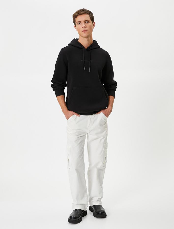  Atatürk Baskılı Şardonlu Kapşonlu Sweatshirt 100.Yıla Özel