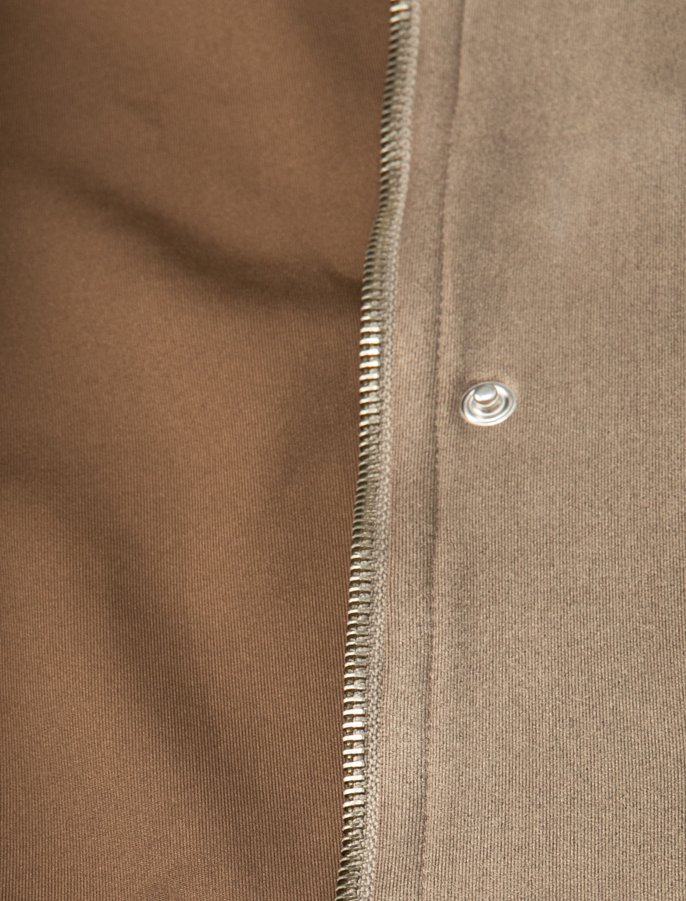   Biker Ceket Süet Görünümlü Dik Yaka Fermuarlı Kapaklı Cepli