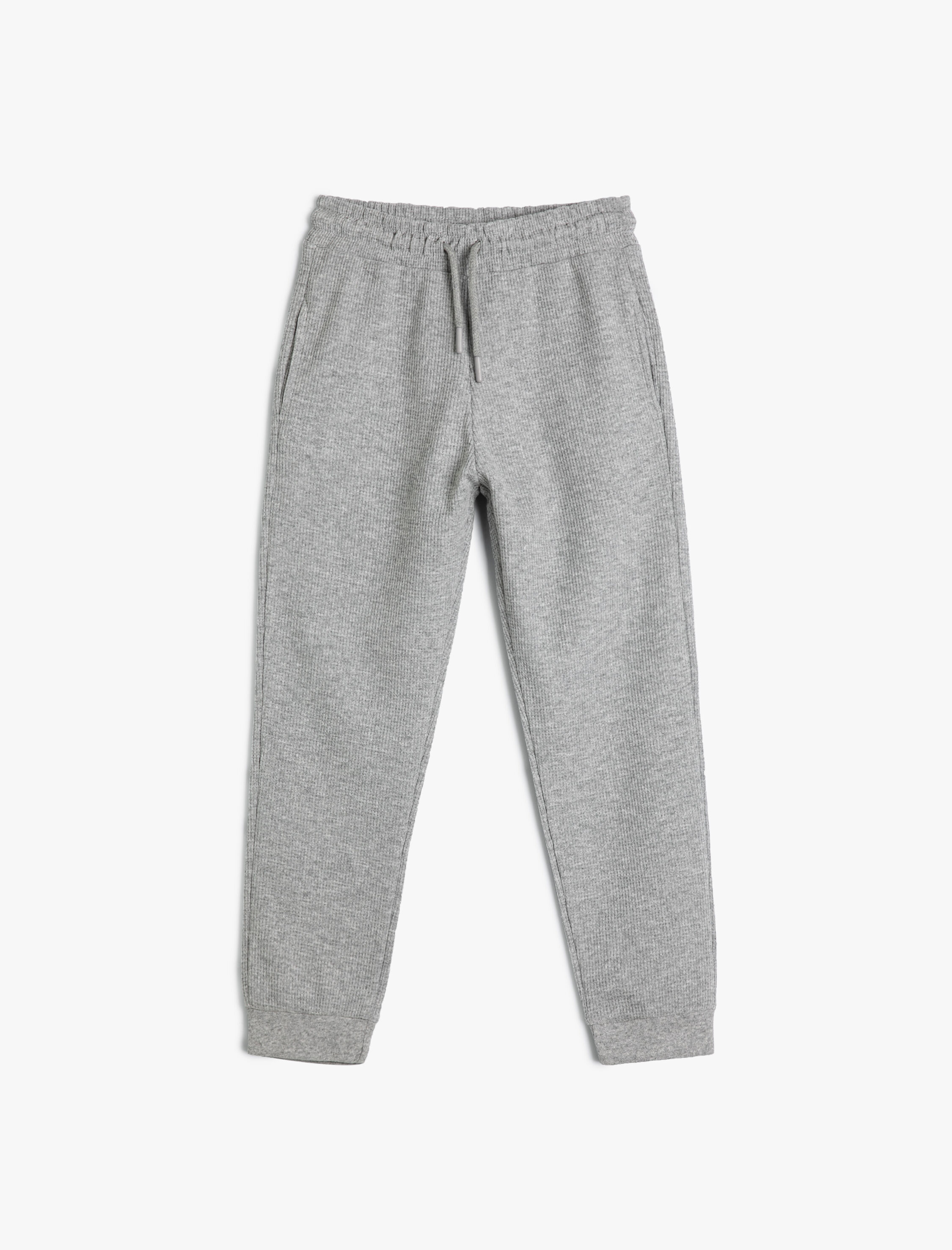  Erkek Çocuk Basic Jogger Eşofman Altı Cepli Beli Bağlamalı