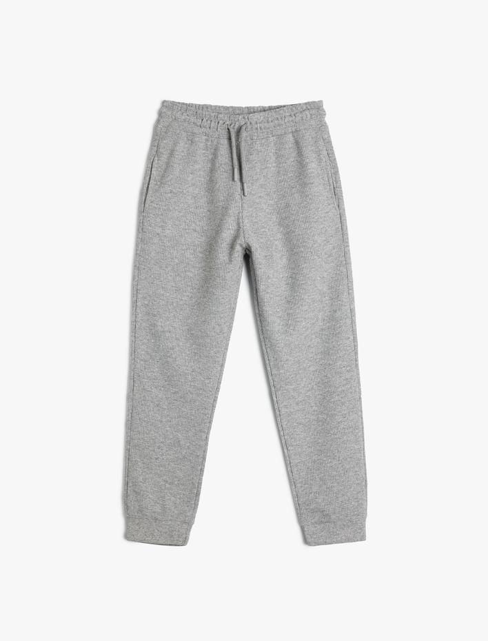 Erkek Çocuk Basic Jogger Eşofman Altı Cepli Beli Bağlamalı
