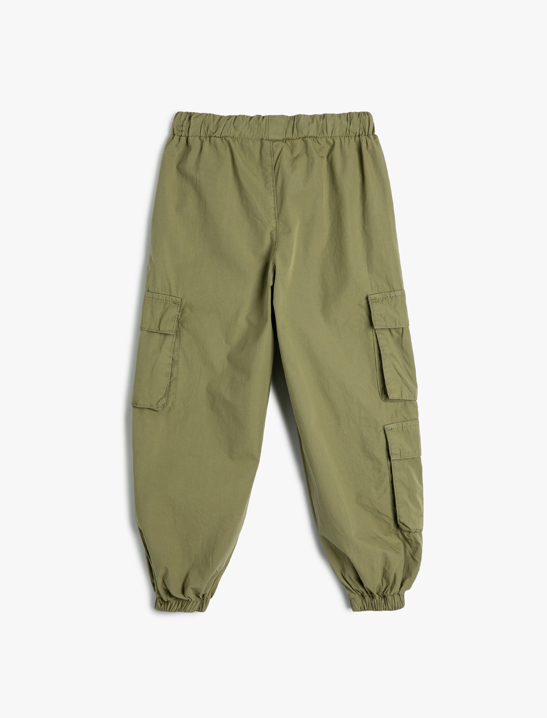  Erkek Çocuk Paraşüt Pantolon İpli Yan Cep Detaylı Pamuklu