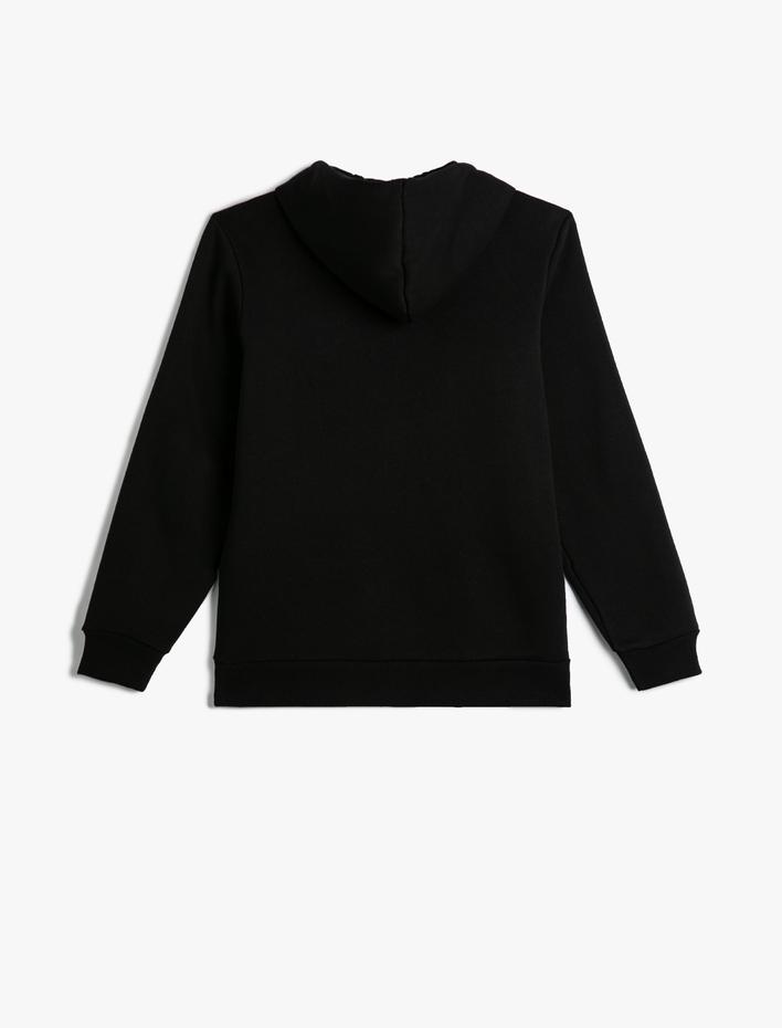  Marvel Hoodie Lisanslı Baskılı Pamuklu Şardonlu