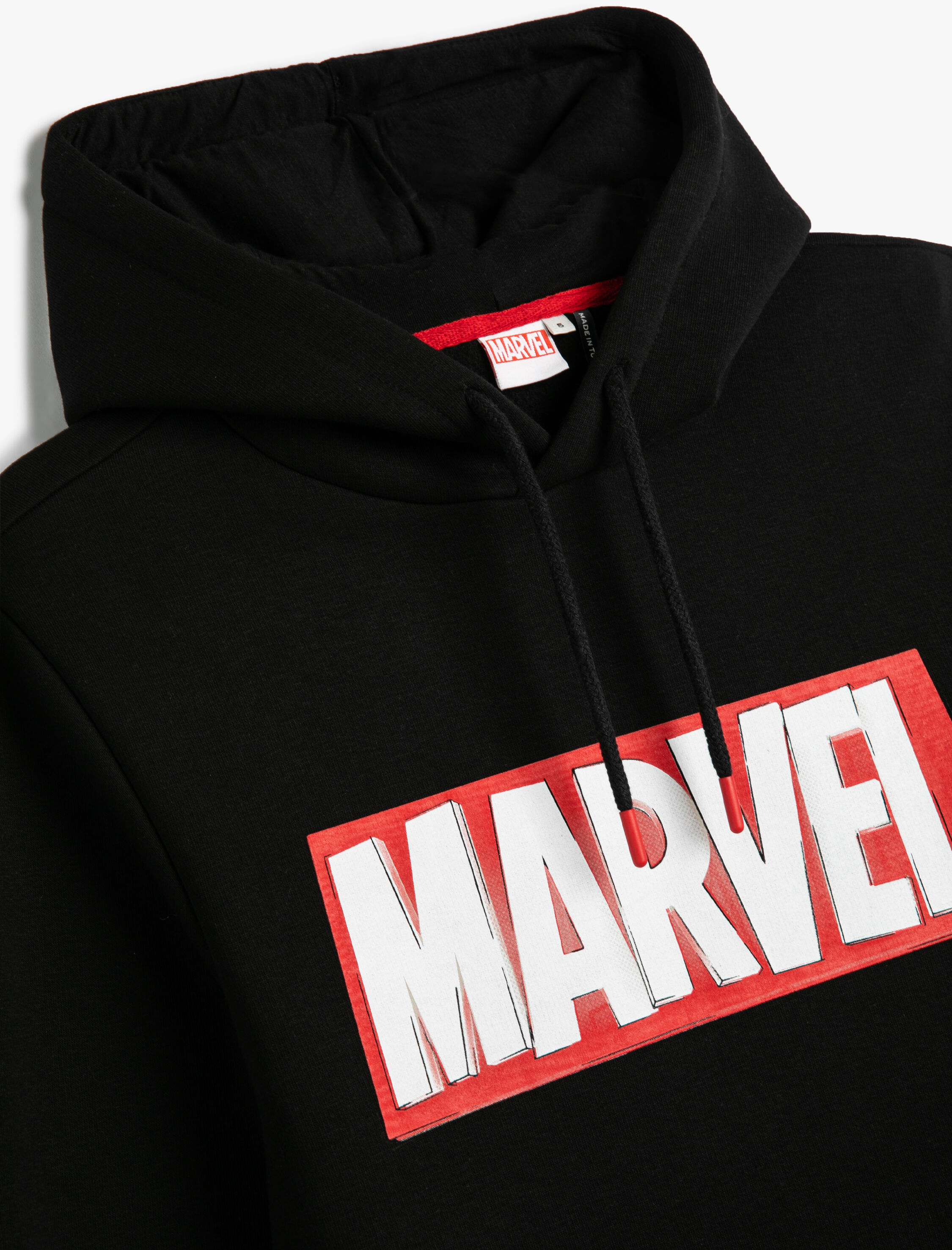 Marvel Hoodie Lisanslı Baskılı Pamuklu Şardonlu