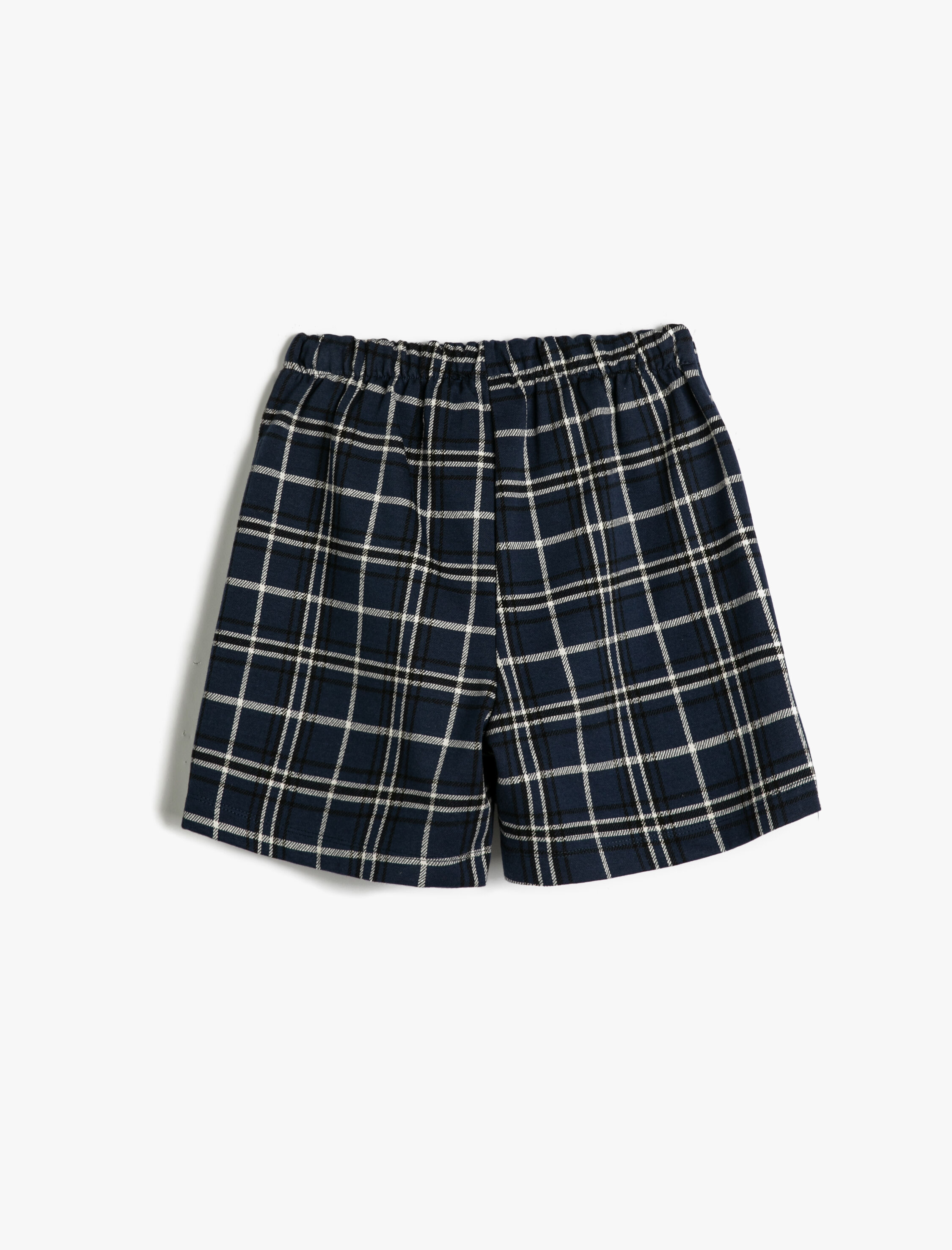  Kız Çocuk Şort Etek Kruvaze Düğme Detaylı Beli Lastikli