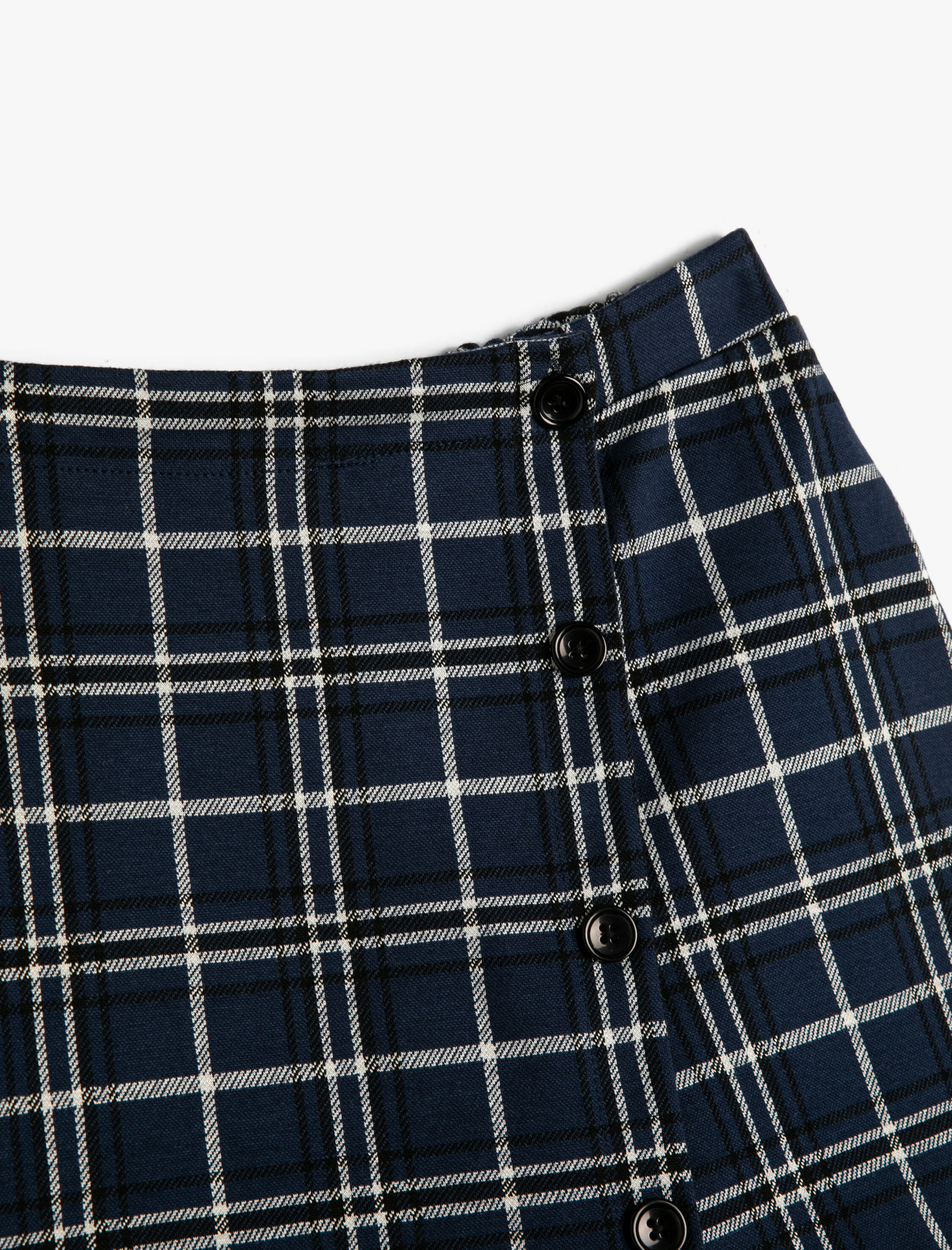  Kız Çocuk Şort Etek Kruvaze Düğme Detaylı Beli Lastikli