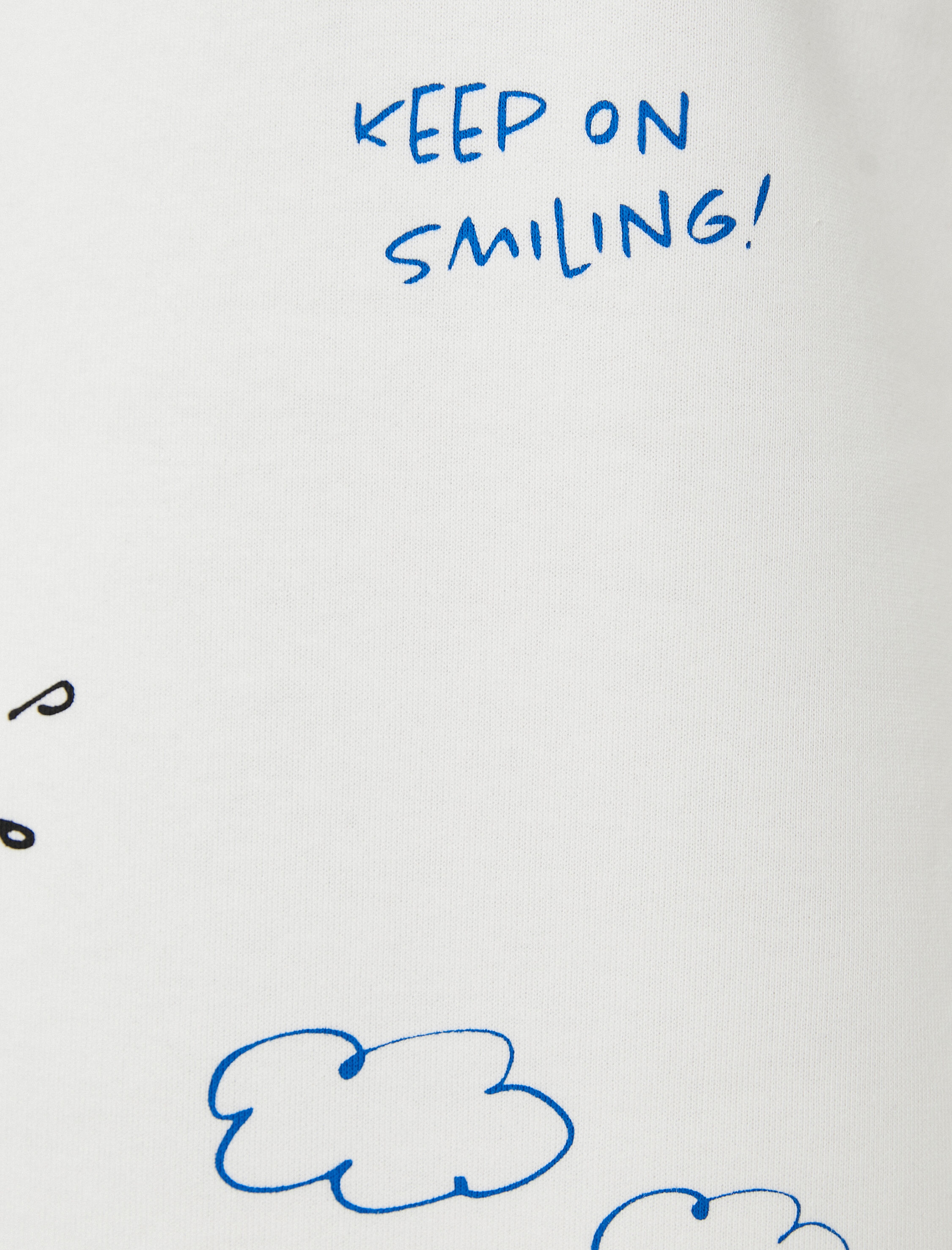   Snoopy Hoodie Lisanslı Baskılı Uzun Kollu Şardonlu