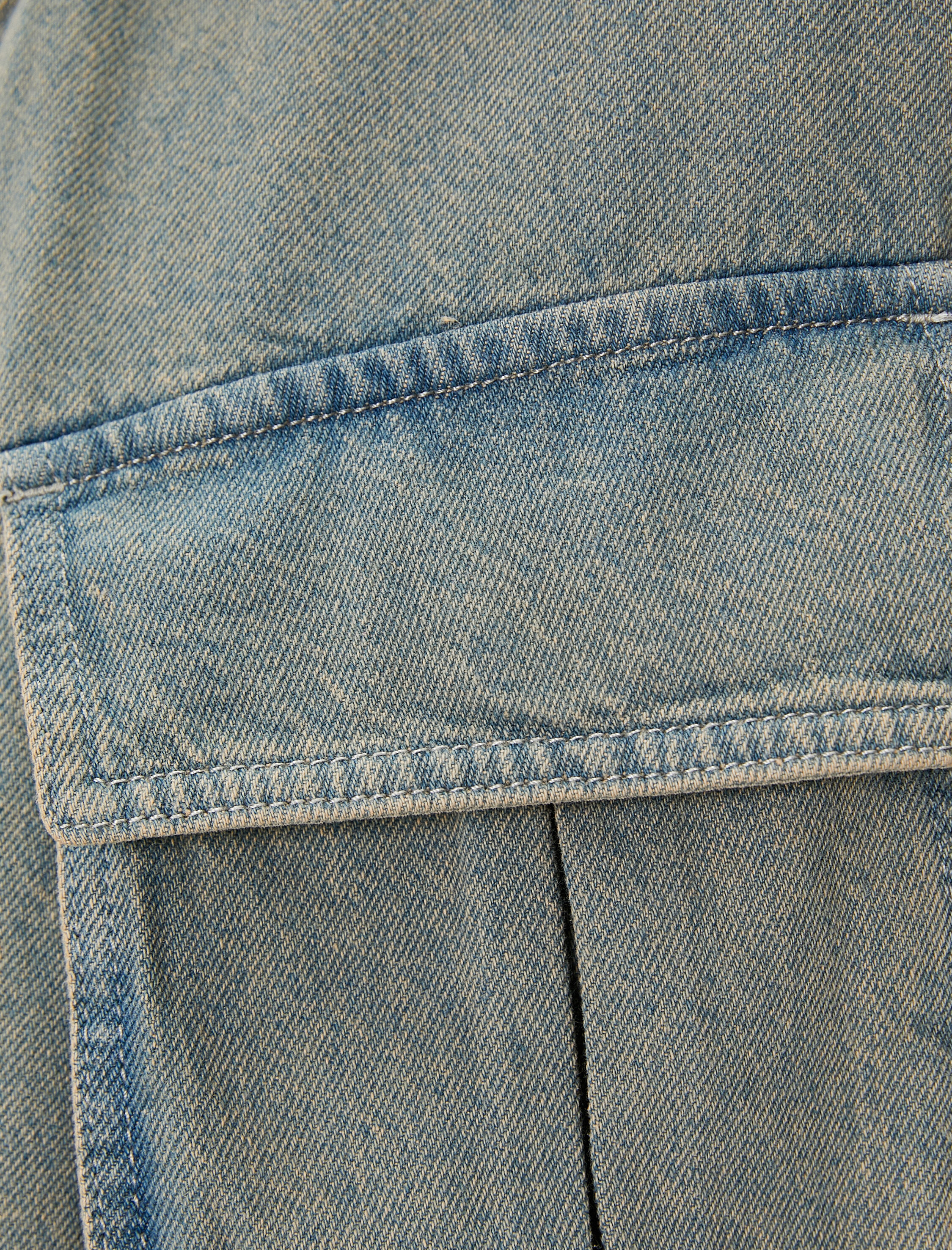   Kot Yelek Yıkamalı Cep Detaylı Düğmeli Rahat Kesim