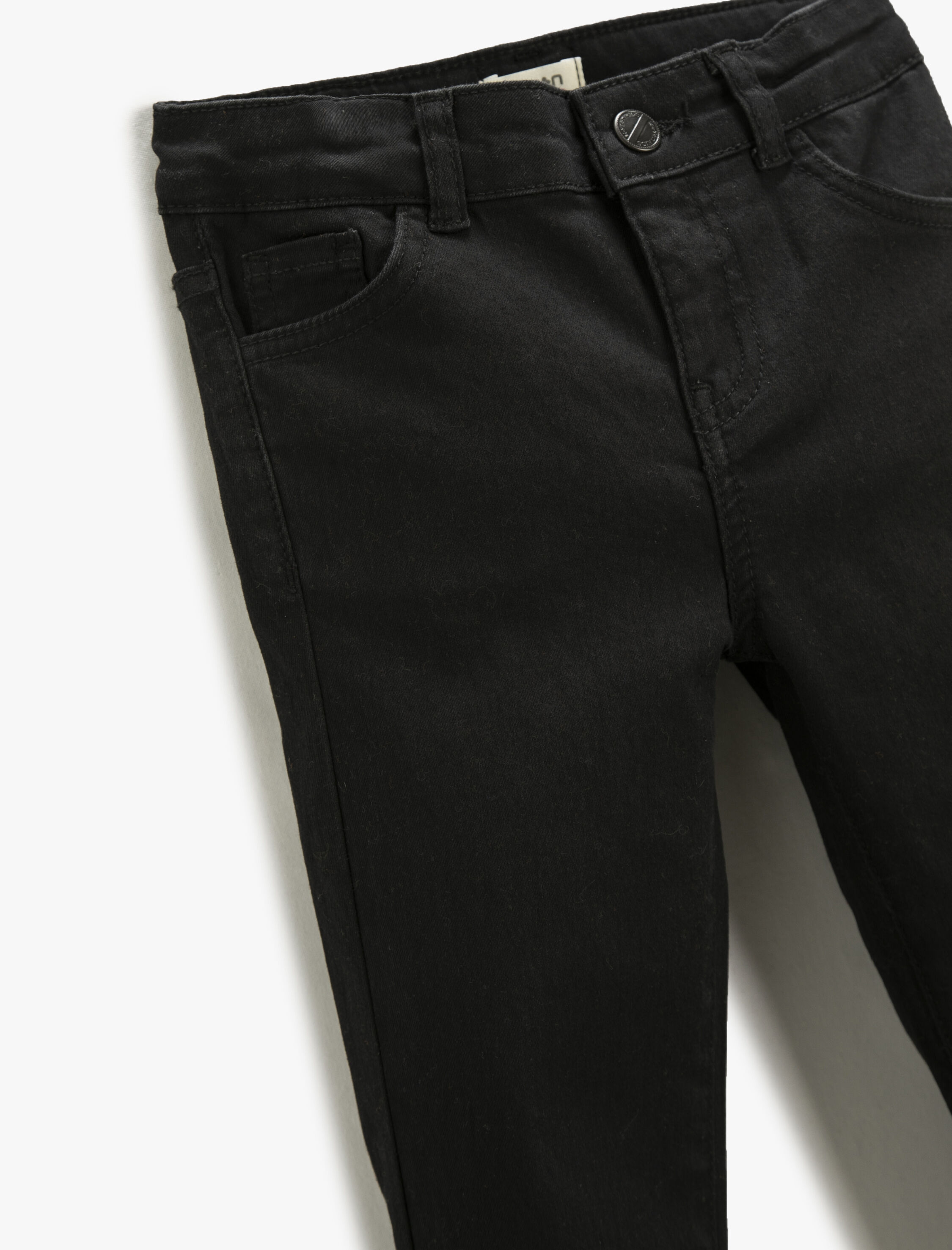  Erkek Çocuk Kot Pantolon Dar Paça Cepli Pamuklu - Skinny Jean