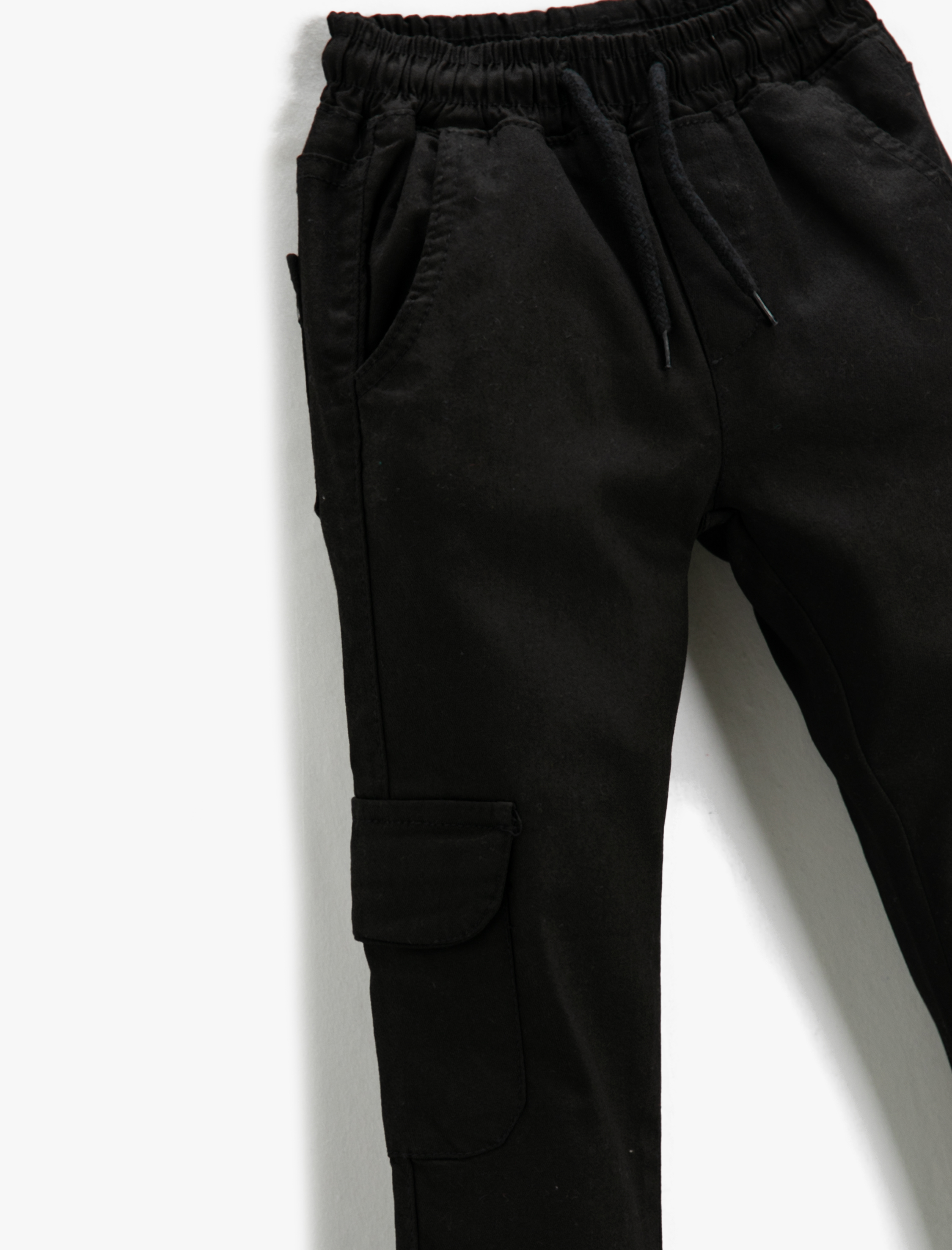  Erkek Çocuk Basic Kargo Pantolon Beli Bağlamalı