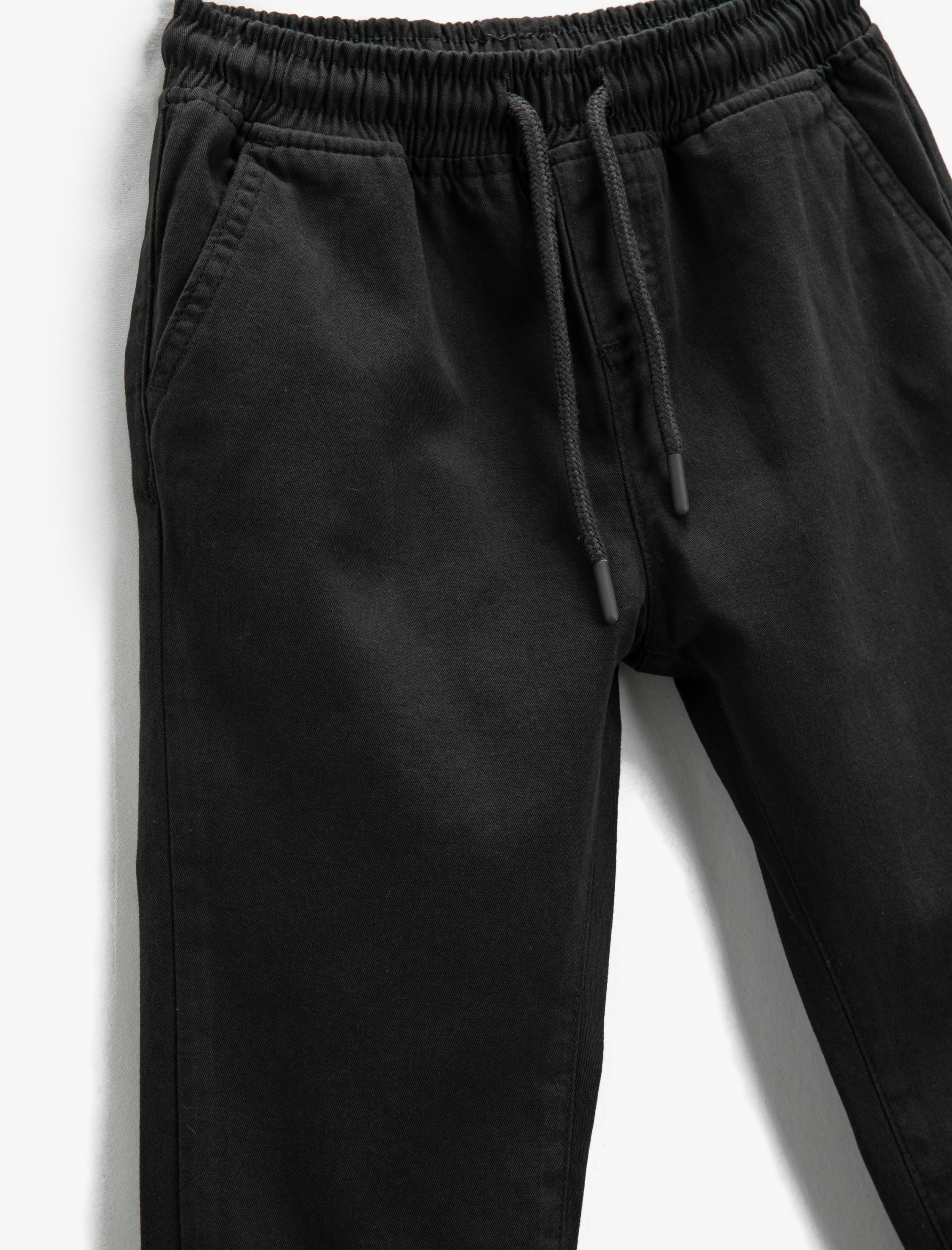  Erkek Çocuk Basic Jogger Pantolon Pamuklu