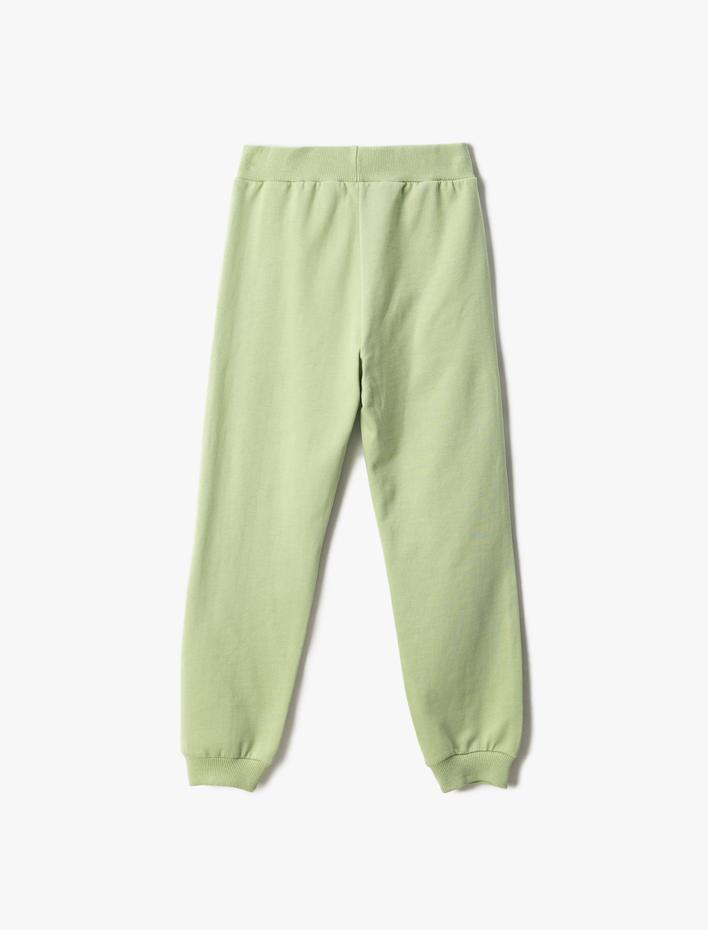 Kız Çocuk Basic Jogger Eşofman Altı Beli Bağlamalı