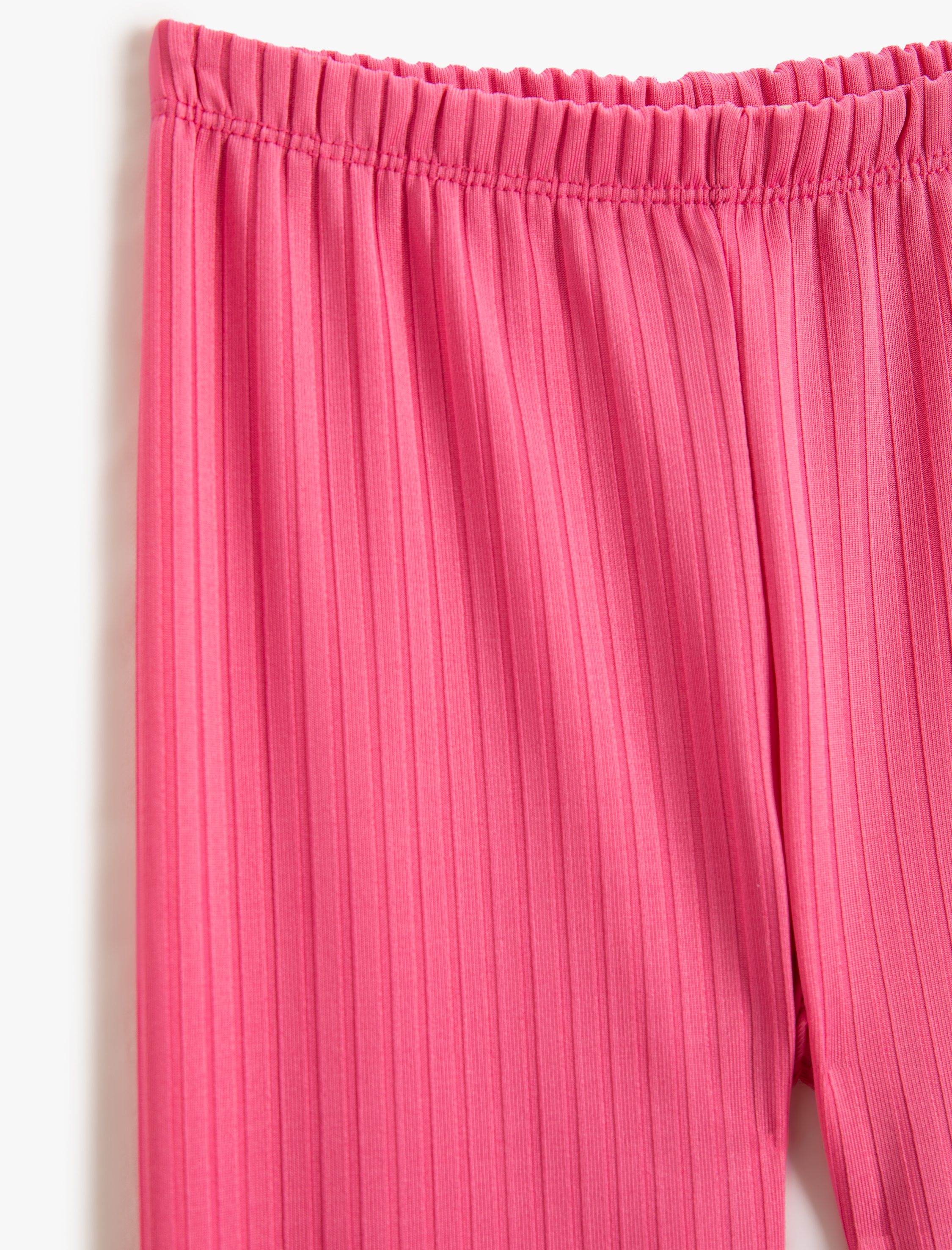  Kız Çocuk Basic Tayt Beli Lastikli