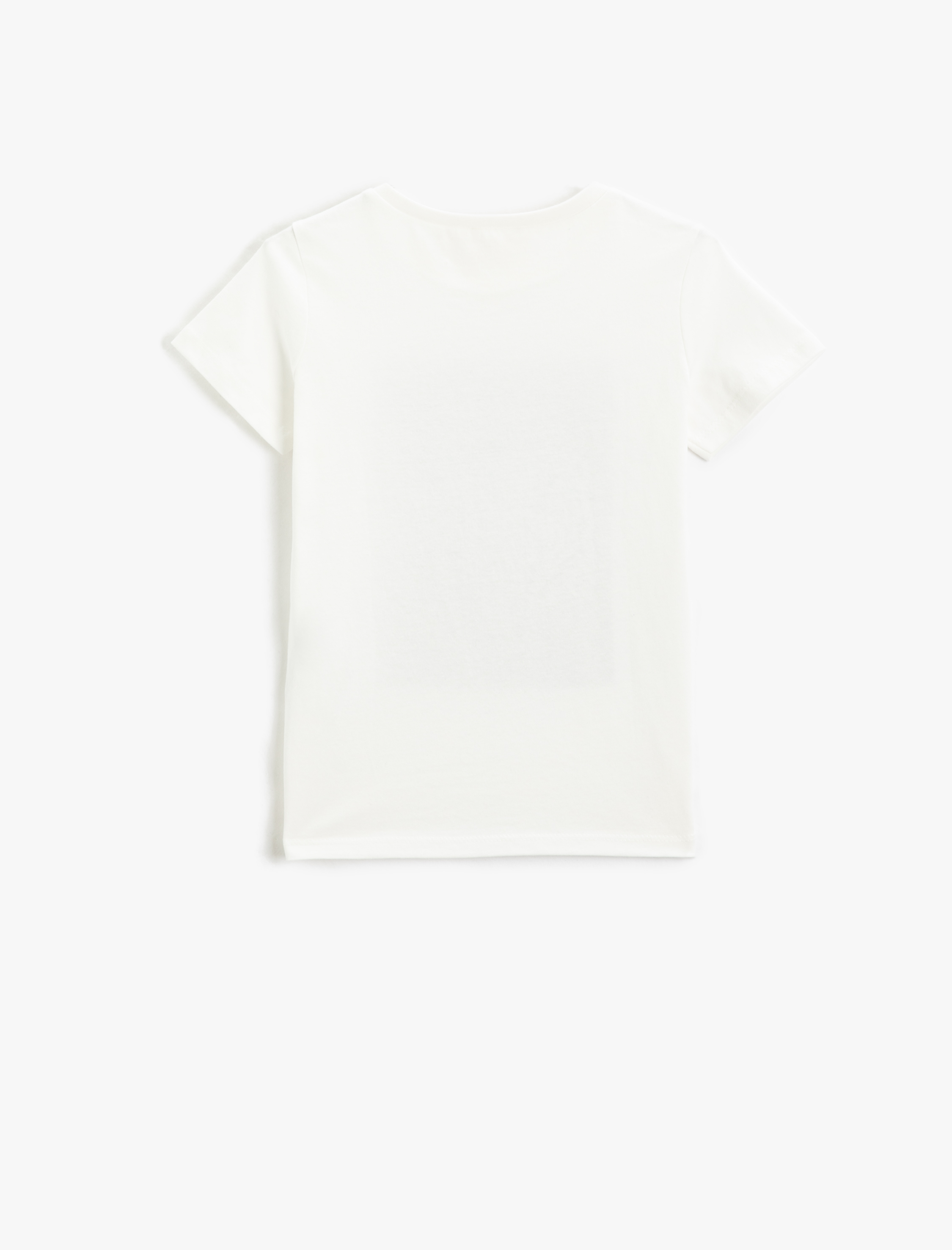  Erkek Çocuk Kaplan Baskılı Kısa Kollu Tişört Bisiklet Yaka Pamuklu