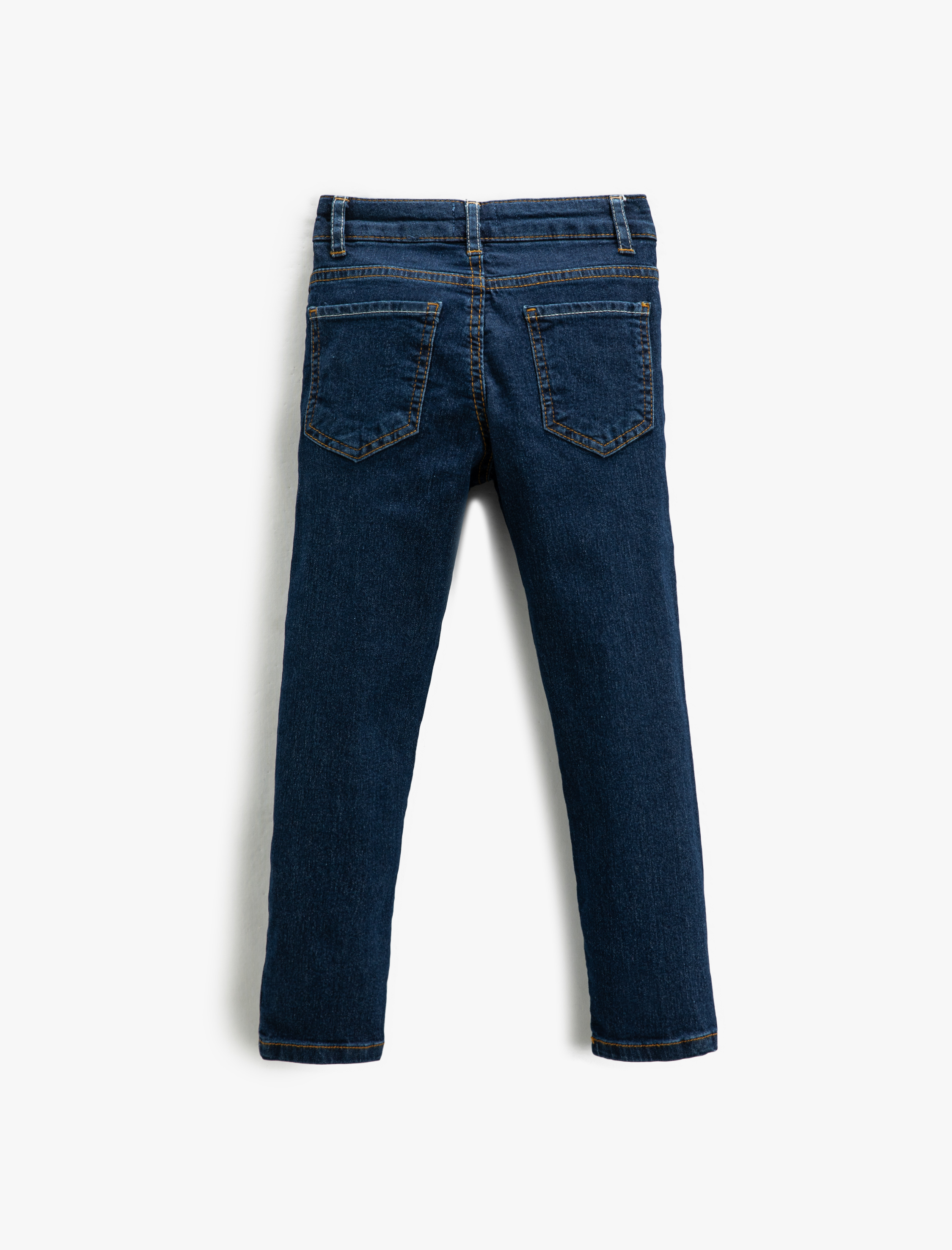 Erkek Çocuk Dar Paça Kot Pantolon - Skinny Jean Beli Ayarlanabilir Lastikli
