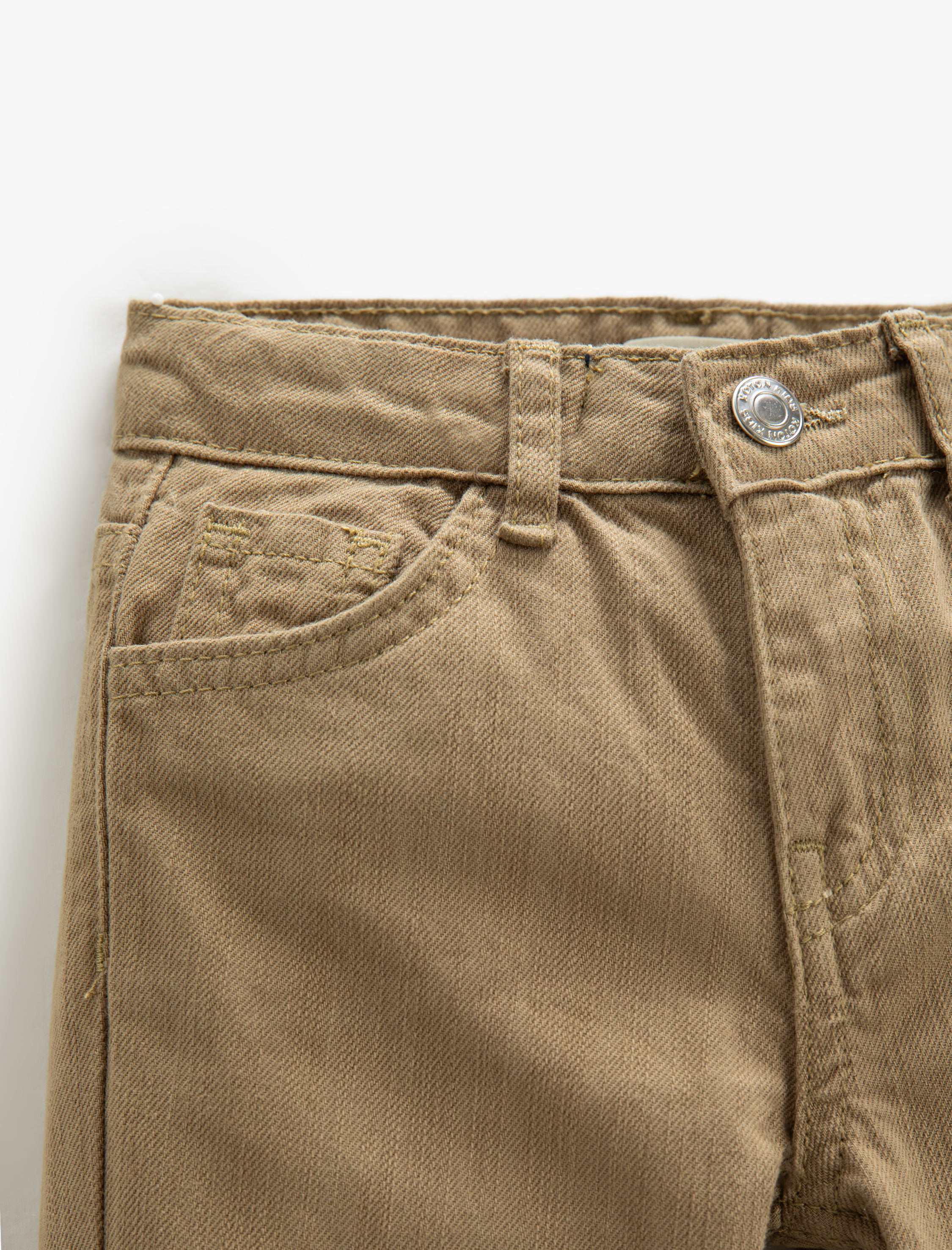  Erkek Çocuk Basic Pantolon 5 Cepli Dar Paça