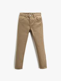 Basic Pantolon 5 Cepli Dar Paça