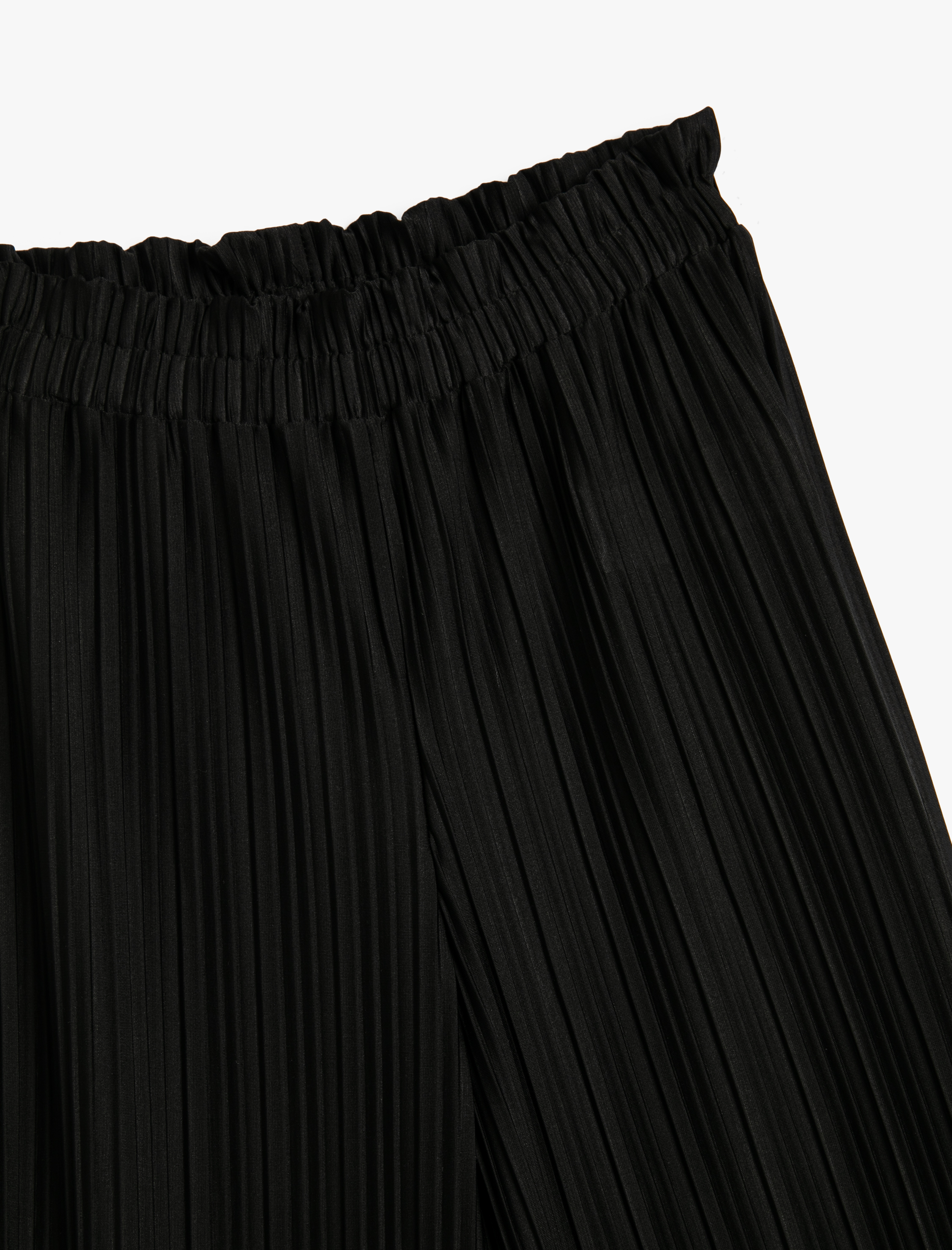  Kız Çocuk Pantolon Bol Paça Rahat Kesim Beli Lastikli