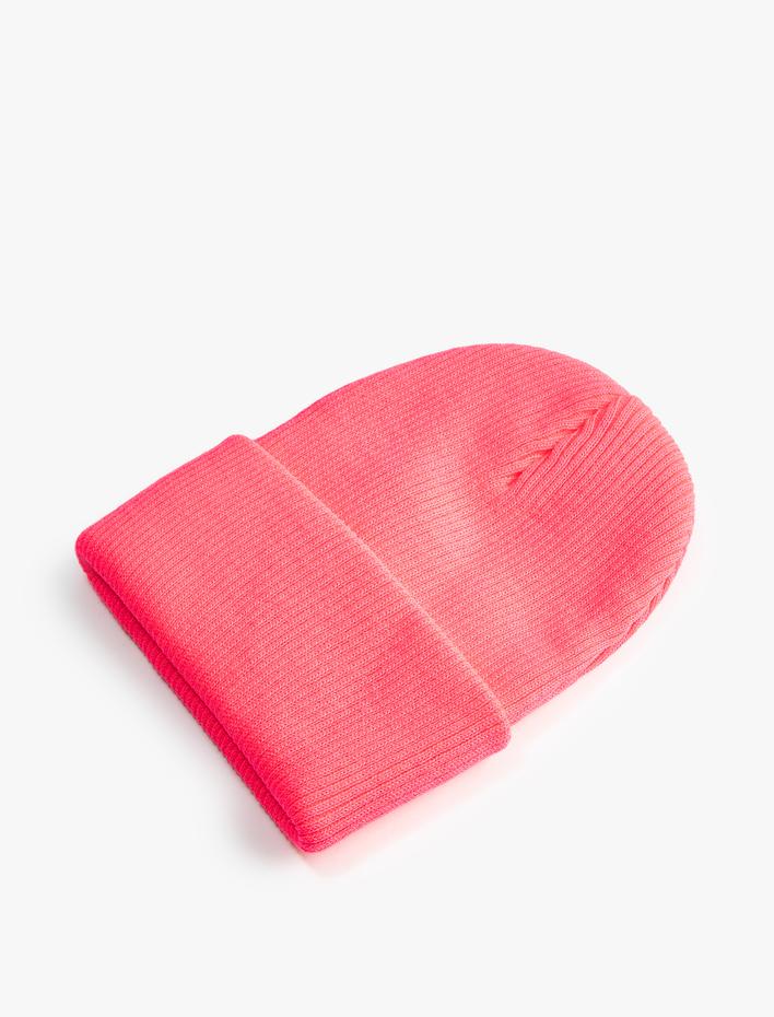 Kız Çocuk Lastikli Örgü Basic Bere