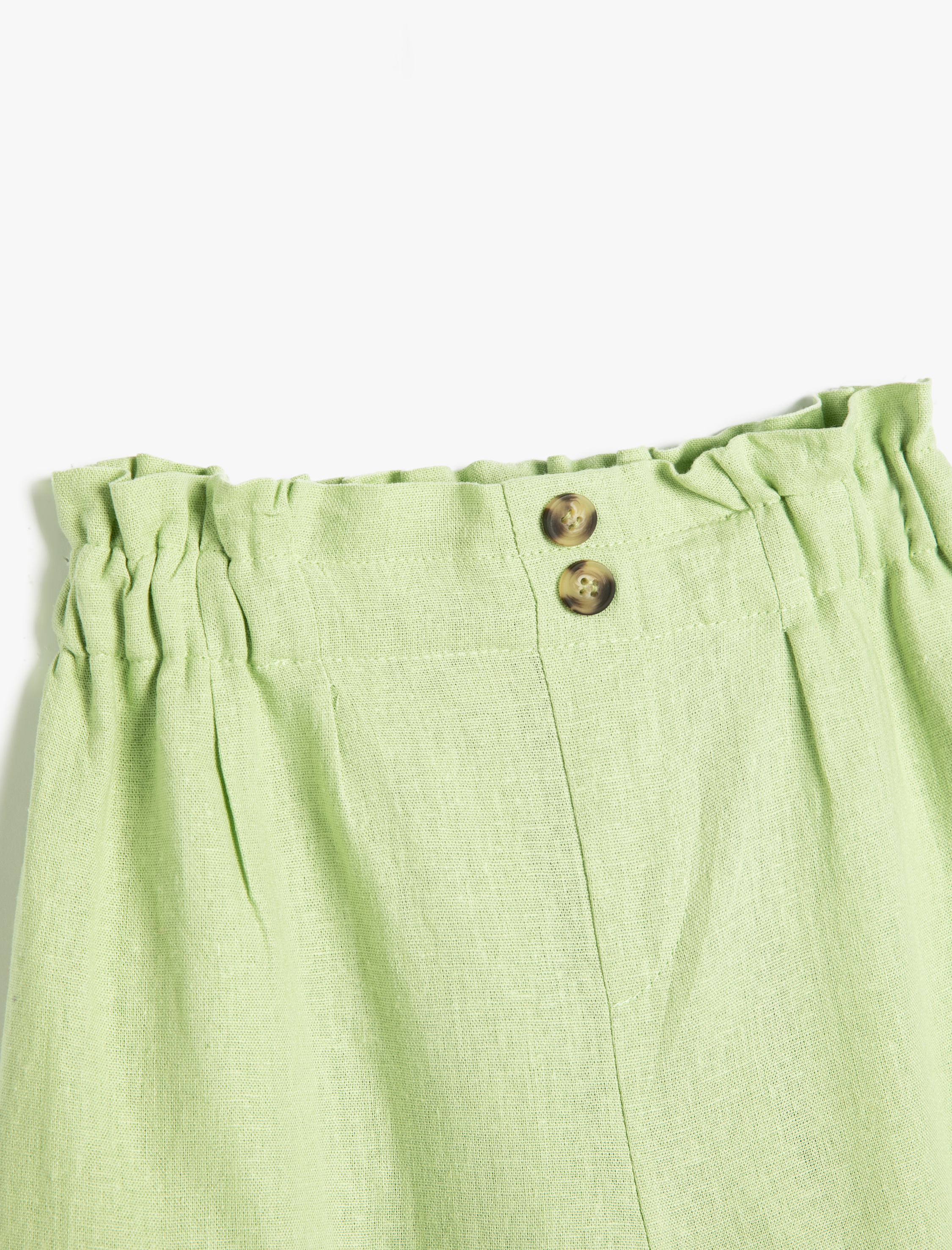  Kız Çocuk Bol Paça Pantolon Beli Lastikli Pamuklu Rahat Kesim