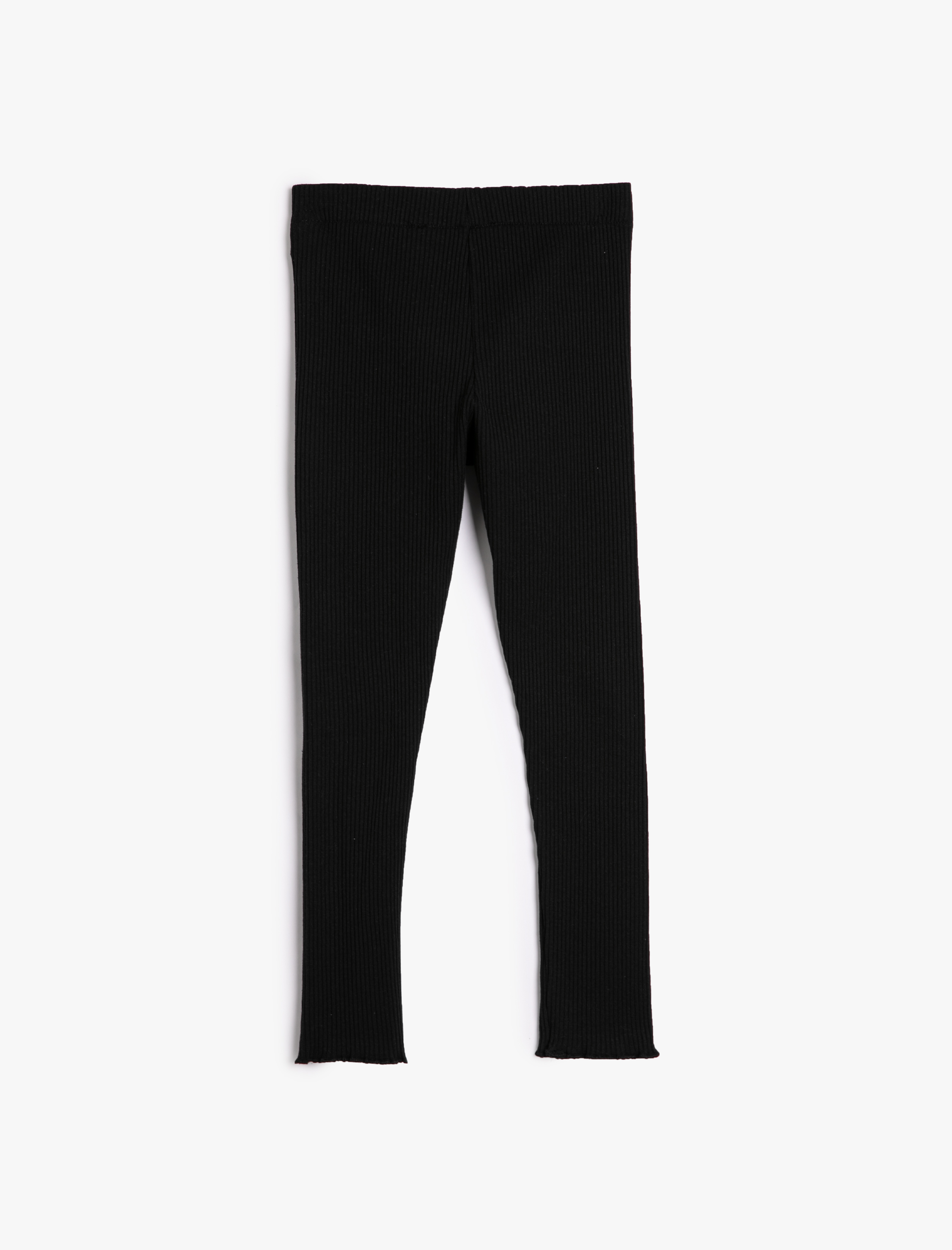  Kız Çocuk Basic Tayt Fiyonk ve Cep Detaylı Kaşkorse