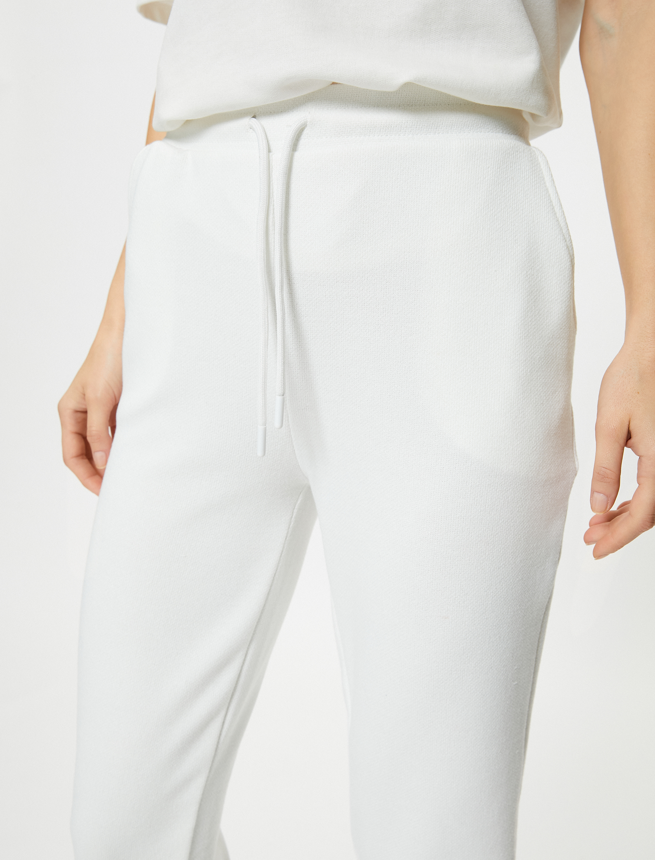   Jogger Eşofman Altı Beli Bağcıklı Cepli