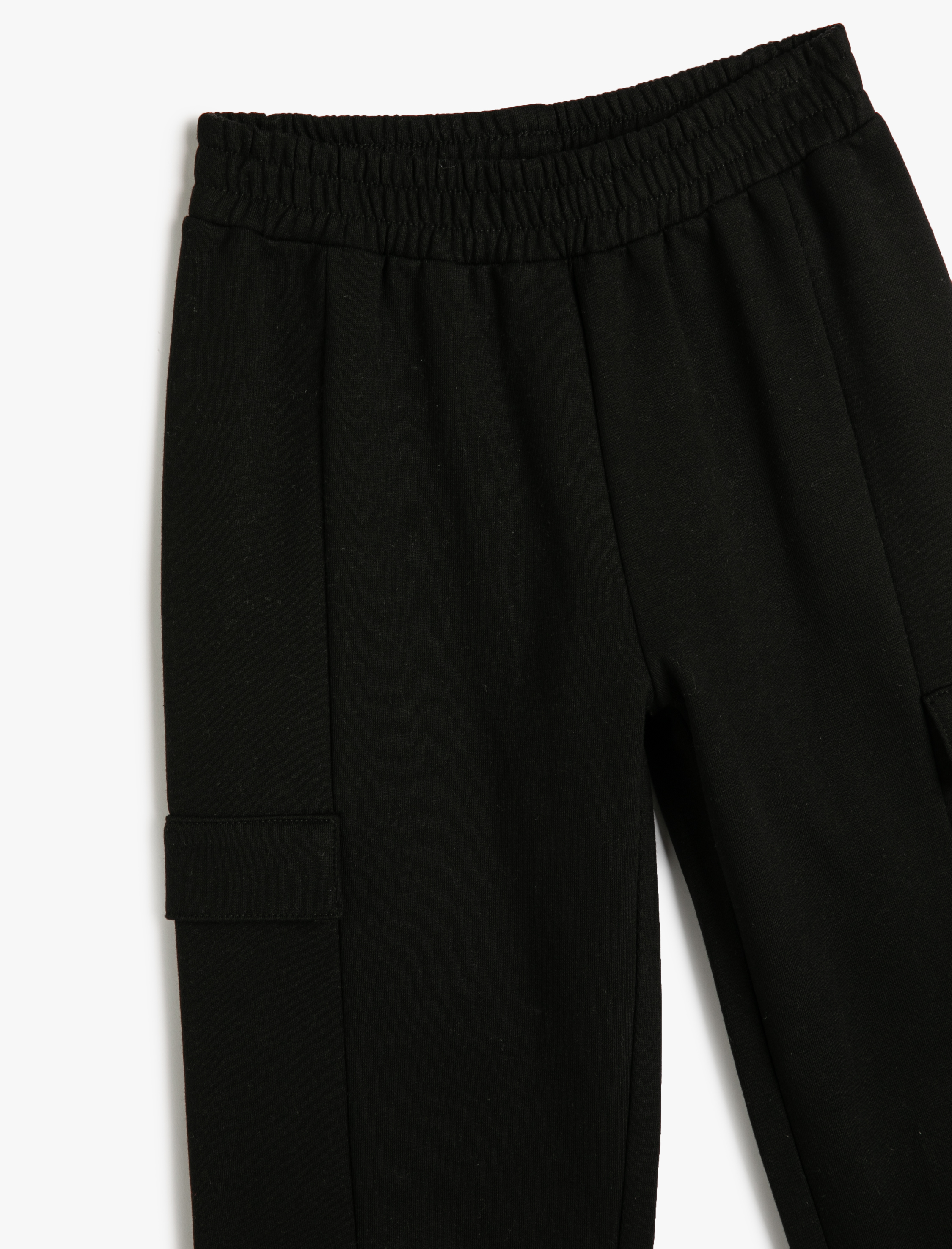  Kız Çocuk Basic Jogger Eşofman Altı Beli Bağlamalı Cepli