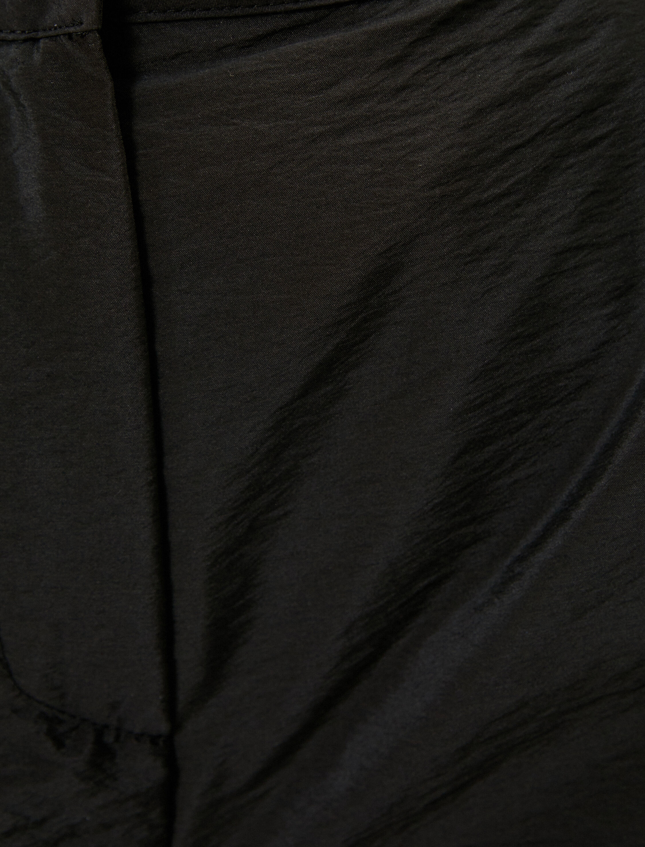   Kargo Paraşüt Pantolon Yüksek Bel Cepli Fermuarlı