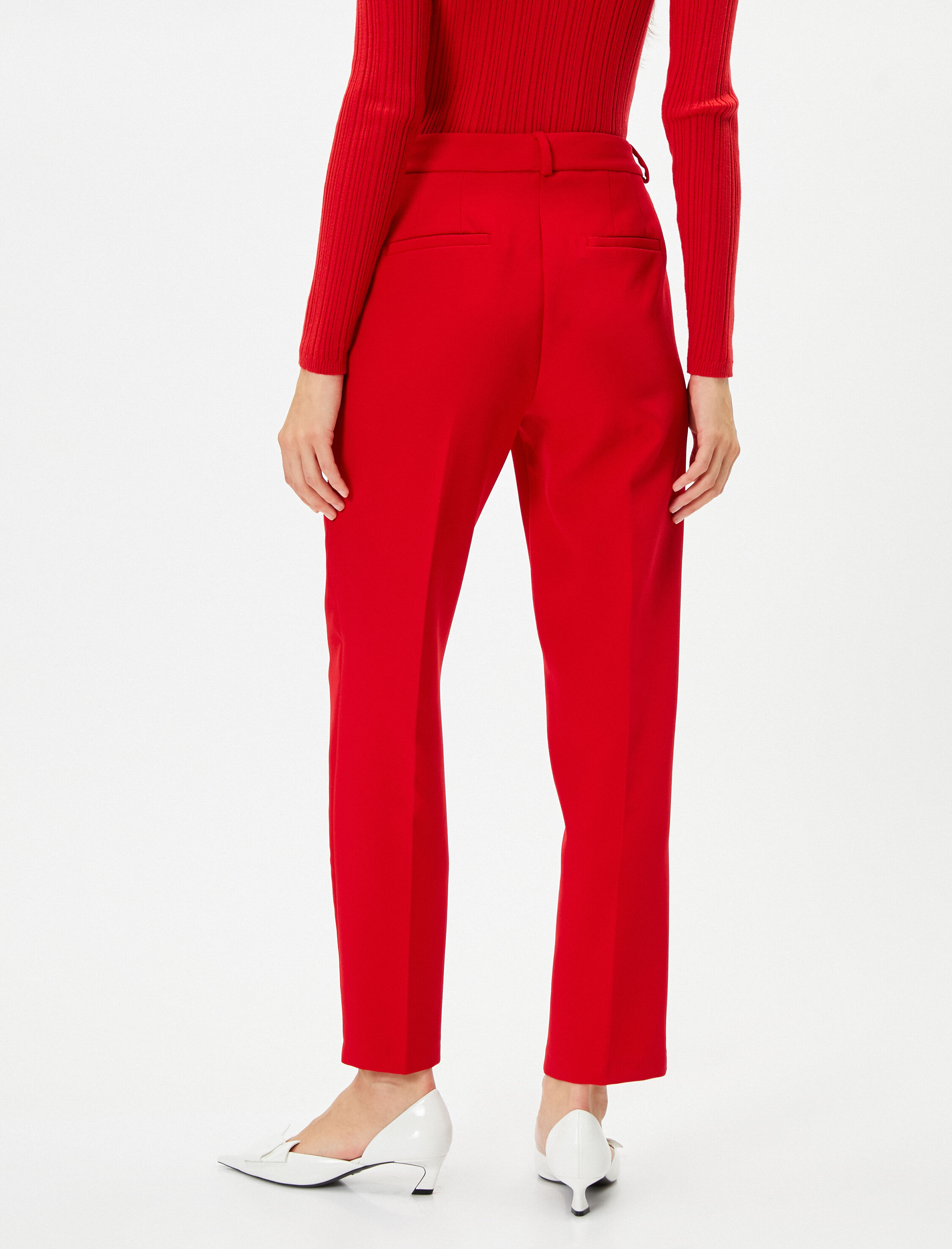   Kumaş Cigarette Pantolon Cep Detaylı