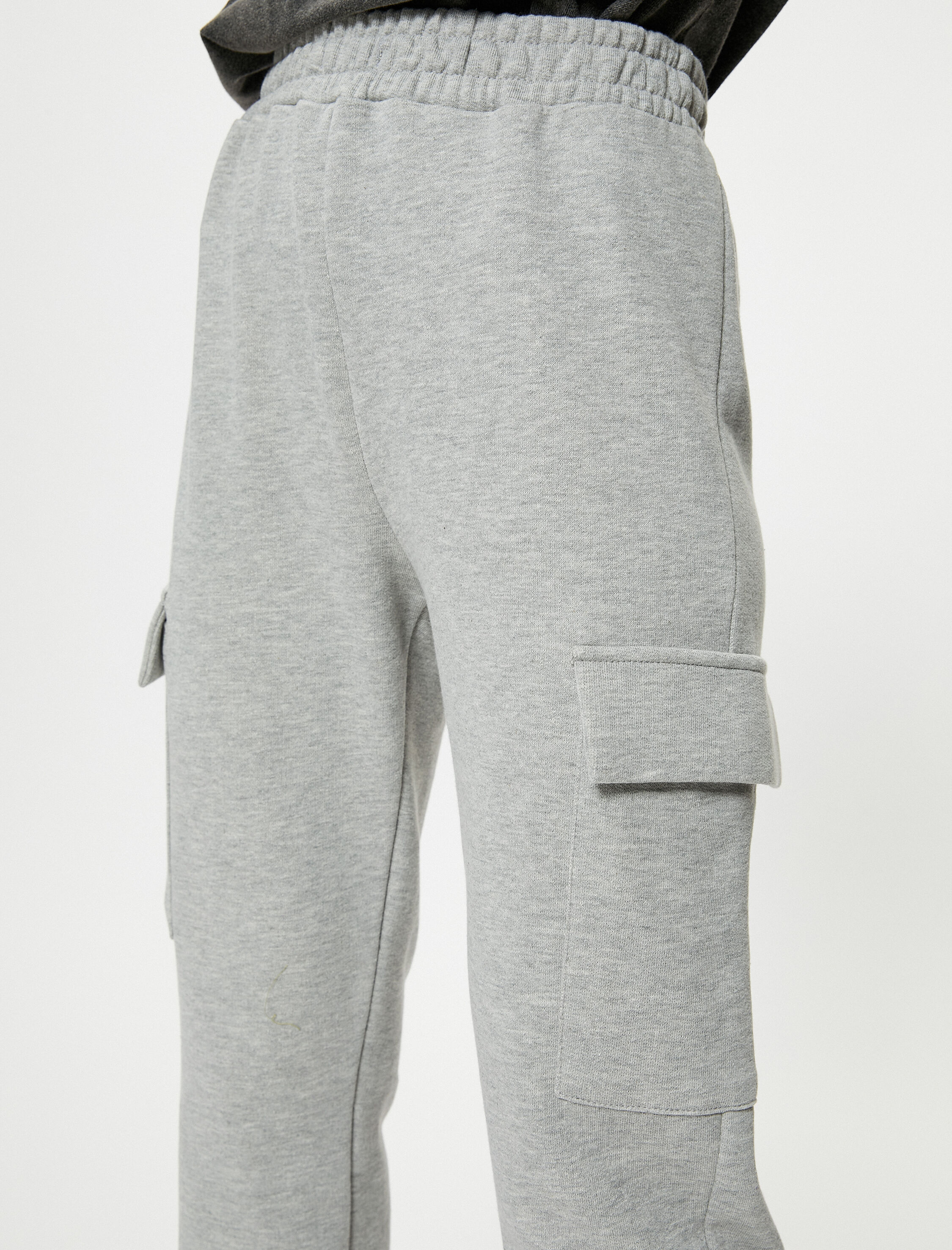 Jogger Eşofman Altı Kargo Cepli Beli Lastikli