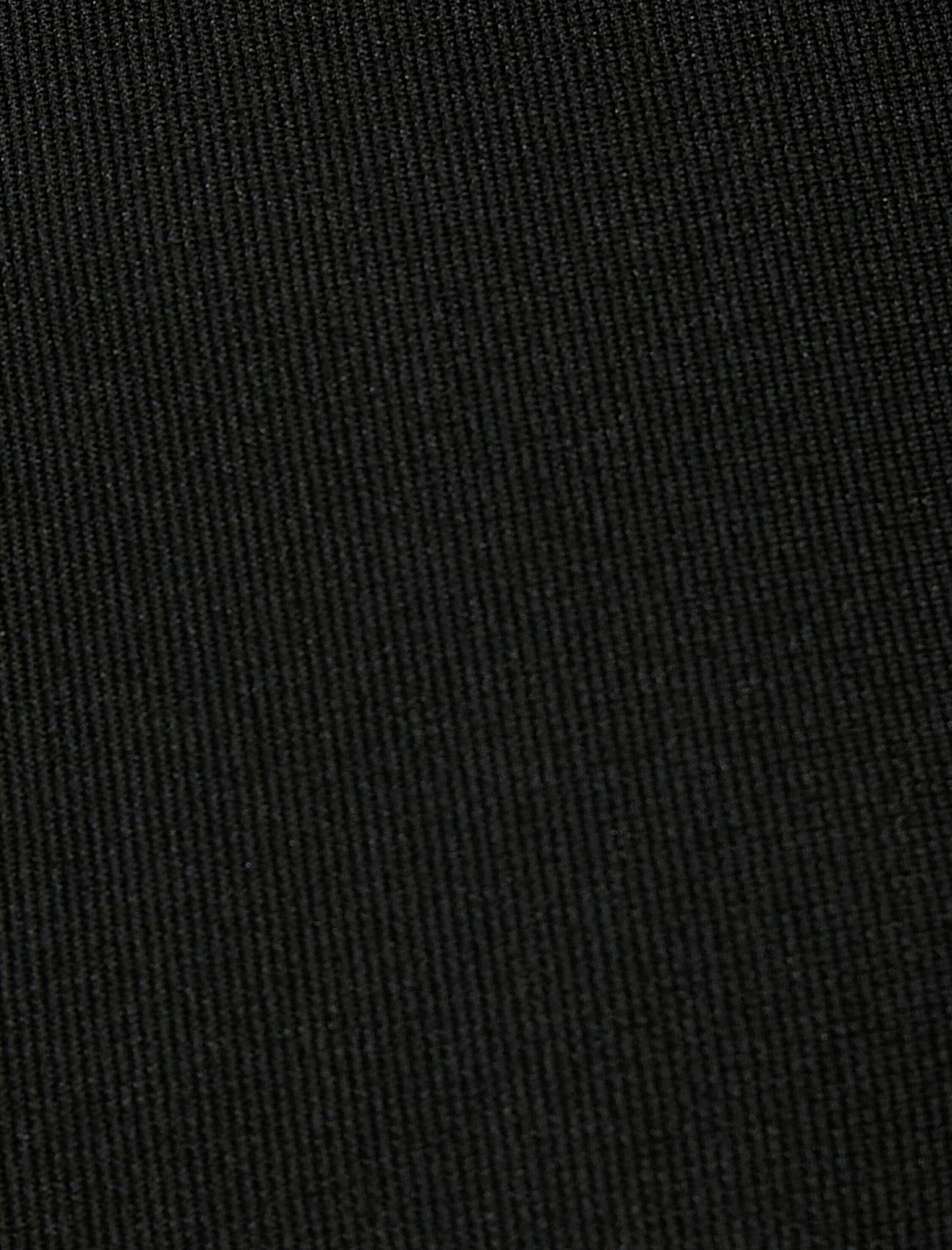   Crop Tişört Korse Detaylı Uzun Kollu Fitilli Bisiklet Yaka